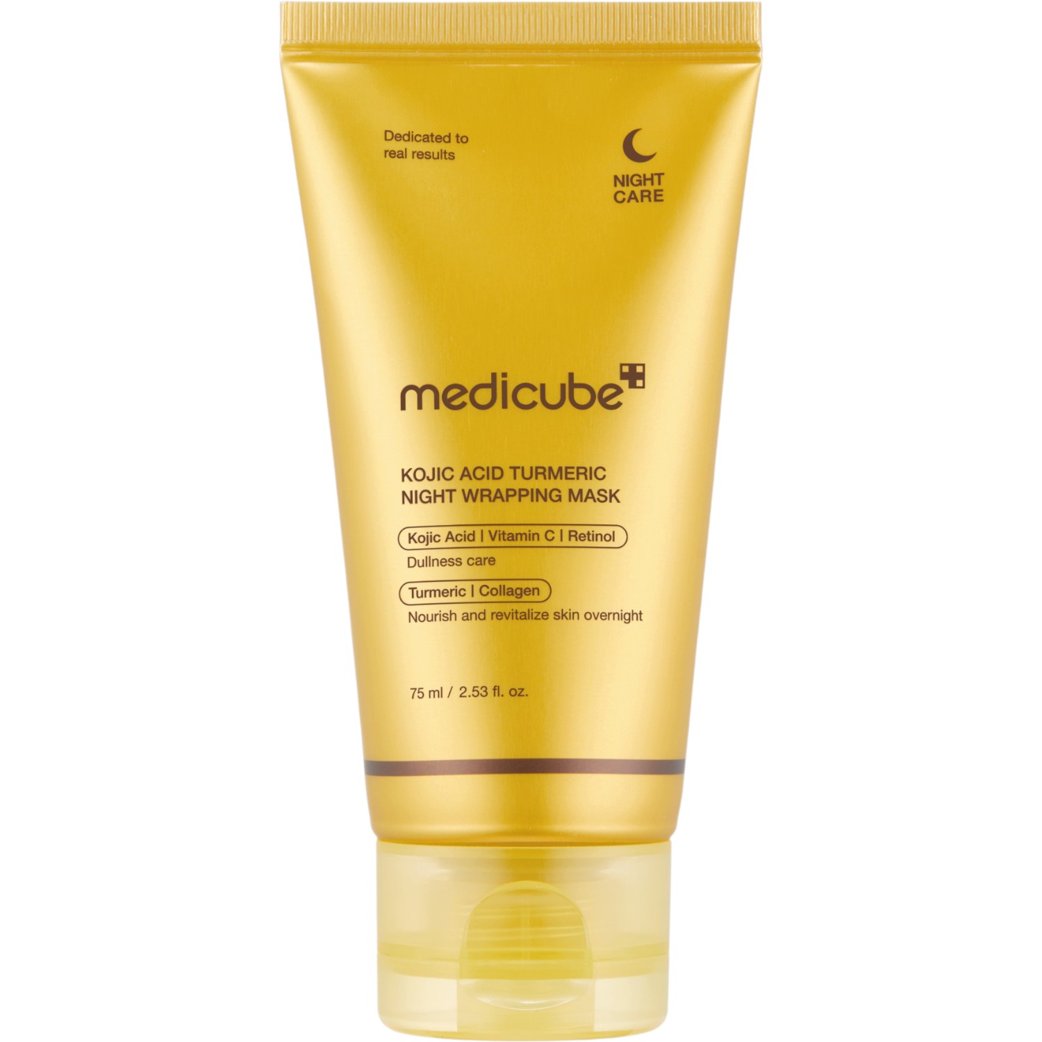 Medicube Kojic Acid Turmeric Night Wrapping Mask, Nocna maska typu wrapping do twarzy, 75 ml