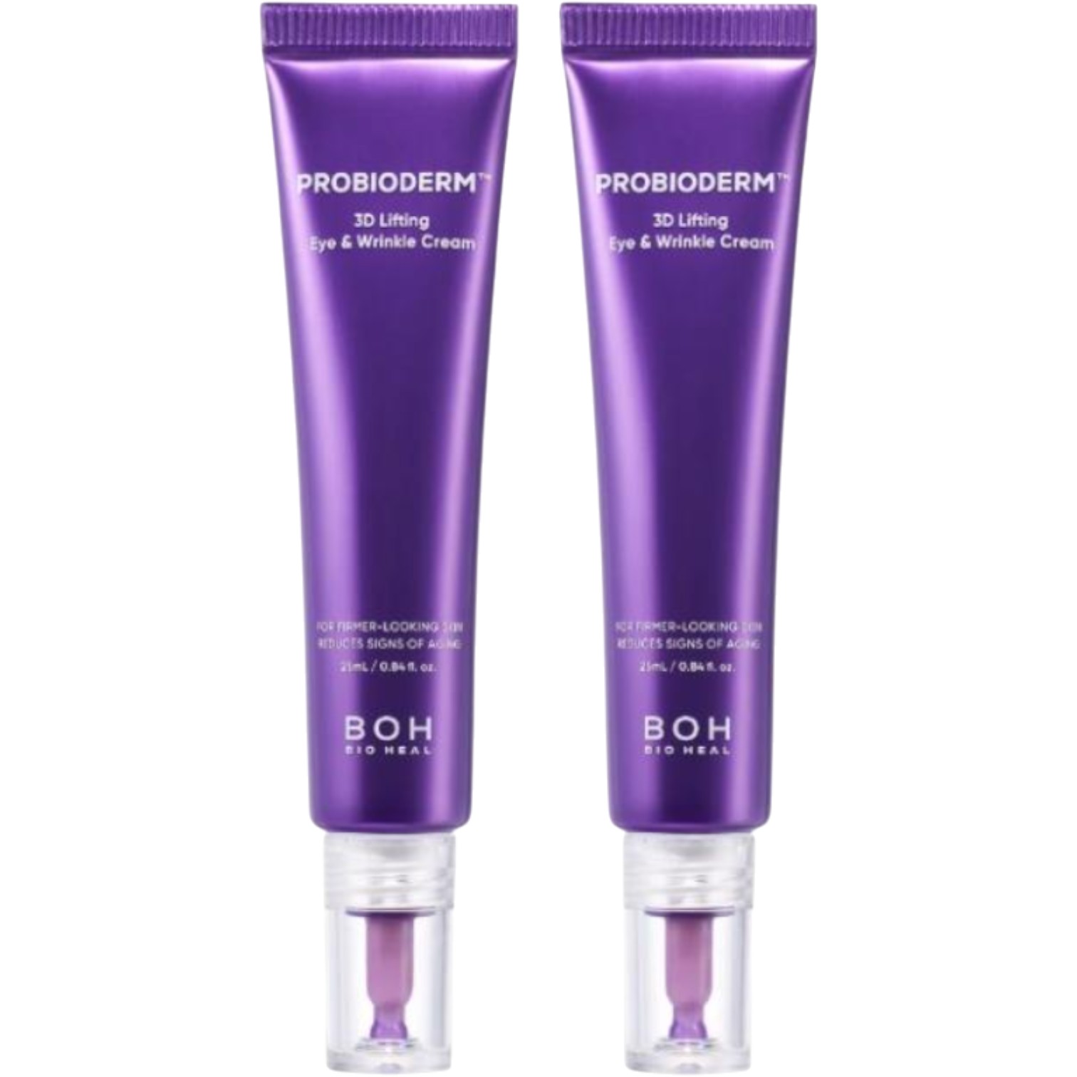 Bioheal Boh Probioderm 3D Lifting Eye & Wrinkle Cream, Przeciwzmarszczkowy krem pod oczy, 2x25ml