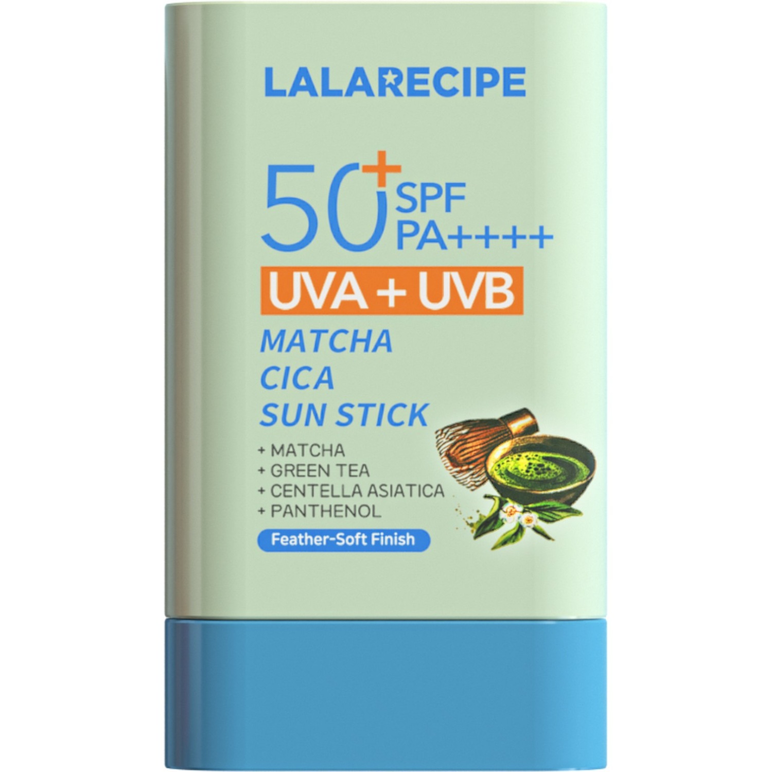 LalaRecipe Matcha Cica Sun Stick Łagodzący sztyft przeciwsłoneczny, SPF50+ PA++++