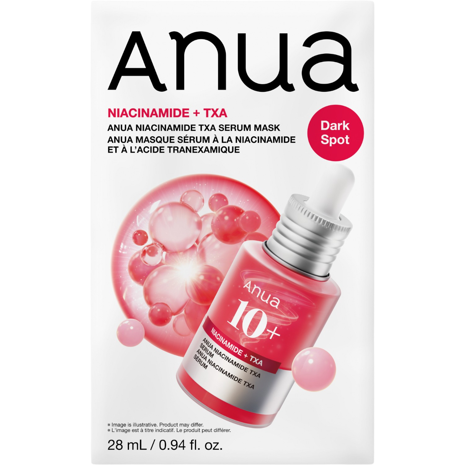 Anua Niacinamide TXA Serum Mask, 28 ml