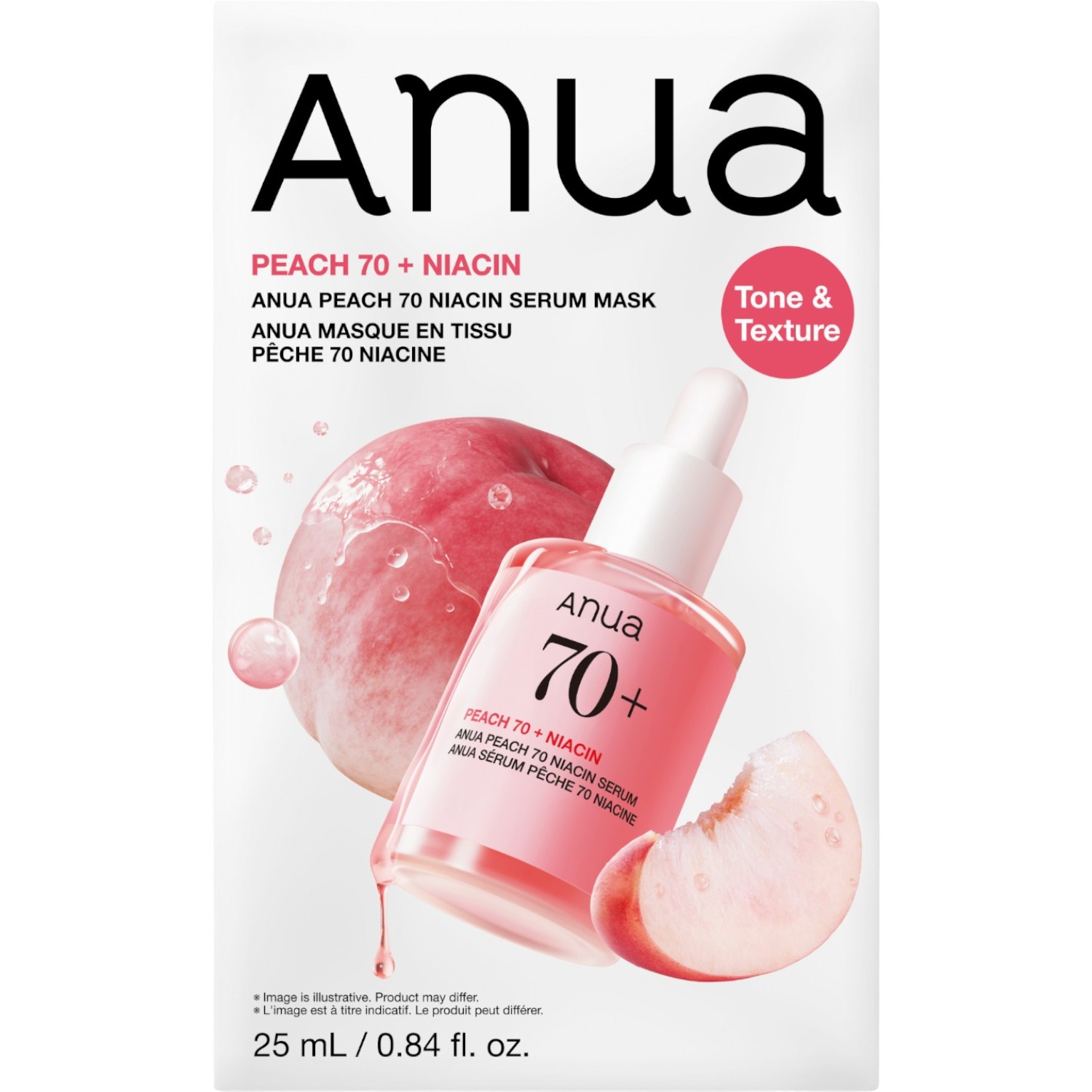 Anua Peach Niacin Serum Mask, 25 ml