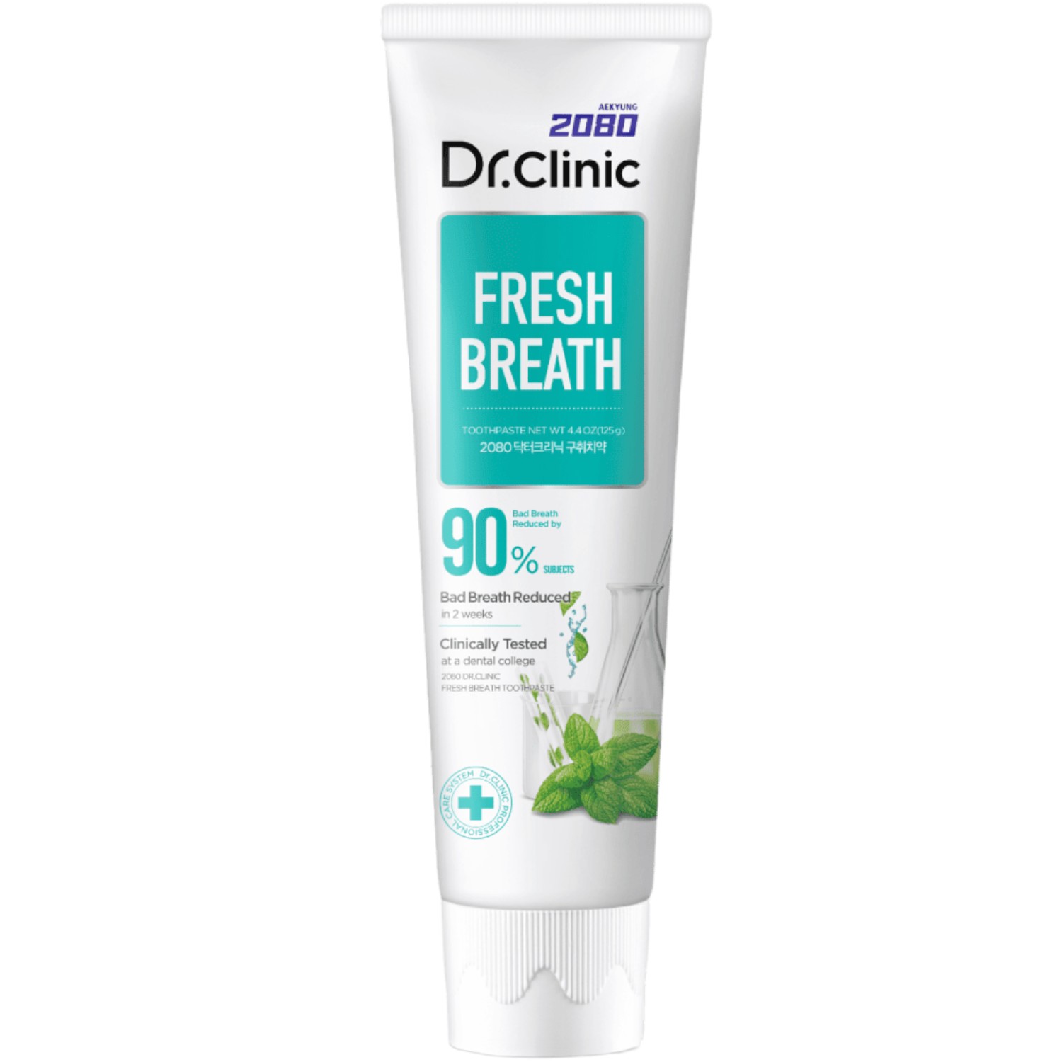 2080 Dr. Clinic Fresh Breath Toothpaste, Pasta do zębów, 125 g