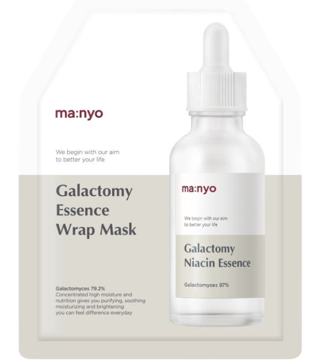 Ma:nyo Galactomy Essence Wrap, Maschera idrogel per pelle problematica