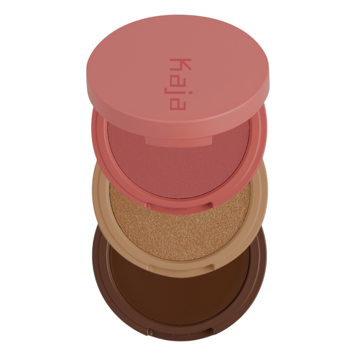 Kaja Play Bento Róż, rozświetlacz i bronzer do twarzy, 02 Cloud Latte