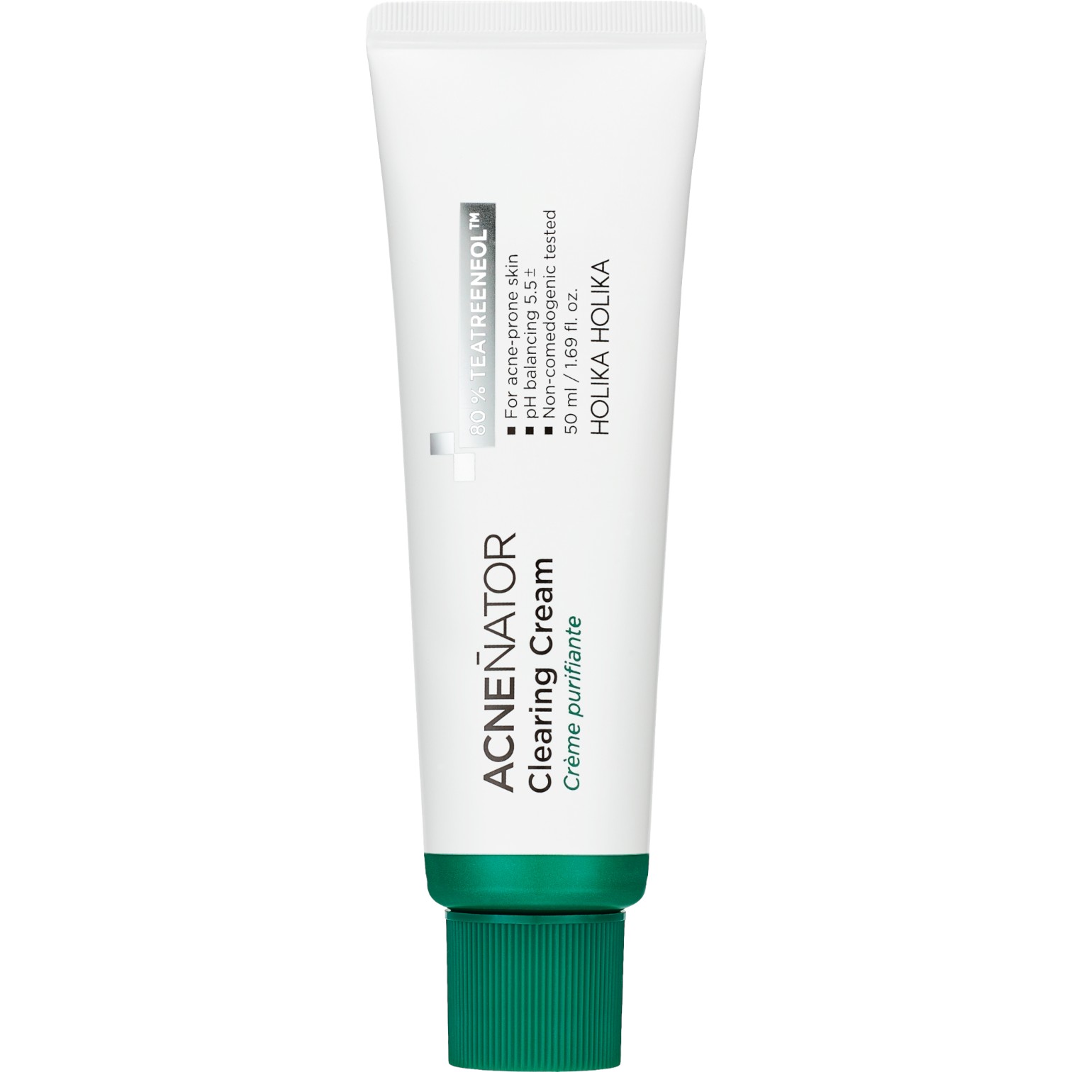 Holika Holika Acnenator Clearing Cream, Lekki krem-żel do twarzy przeznaczony do codziennej pielęgnacji skóry tłustej i mieszanej, 50 ml