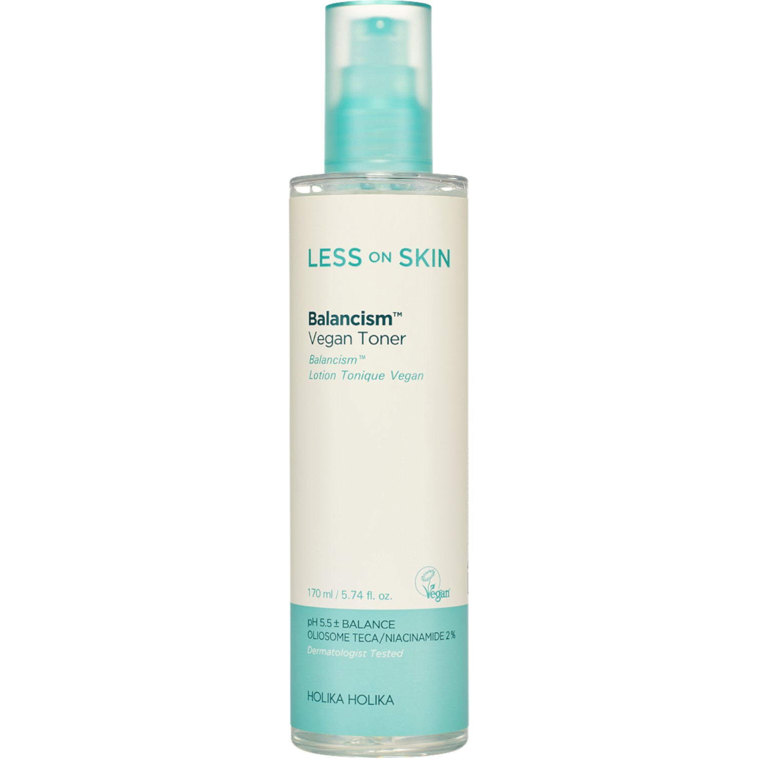 Holika Holika Less On Skin Balancism Vegan Toner, Wegański tonik do twarzy, 170 ml