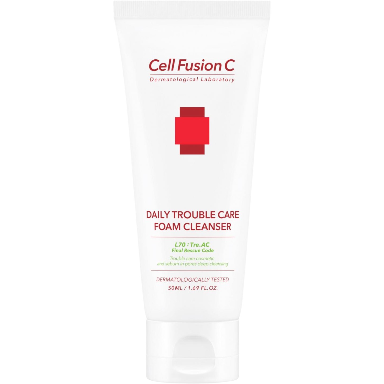 Cell Fusion C Daily Trouble Care Foam Cleanser, Schiuma detergente per pelle problematica