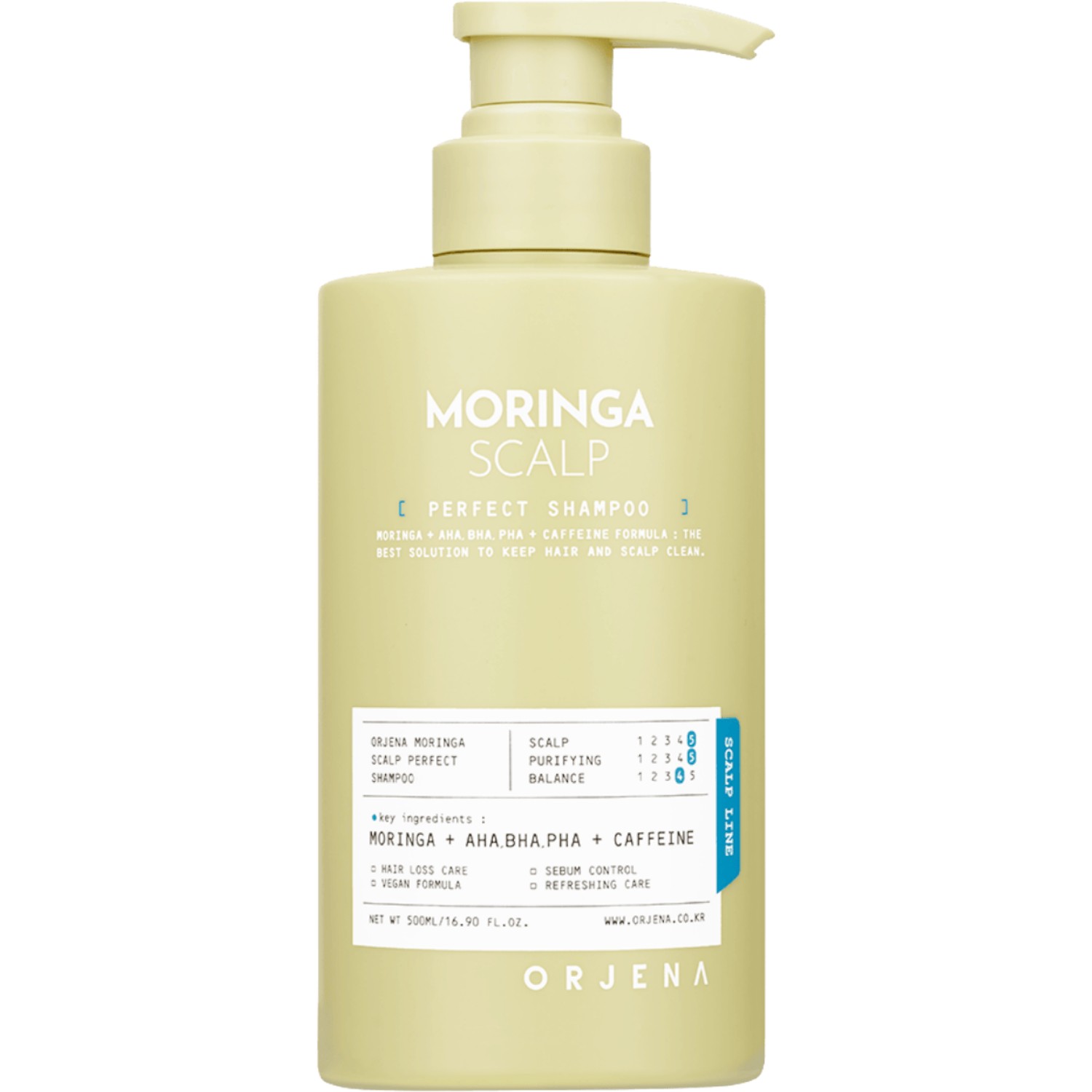 Orjena Moringa Scalp Perfect Shampoo, 500ml