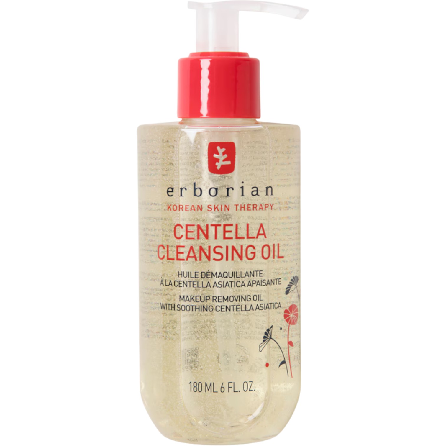 Erborian Centella Cleansing Oil, Olejek do demakijażu z kojącym ekstraktem z wąkroty azjatyckiej