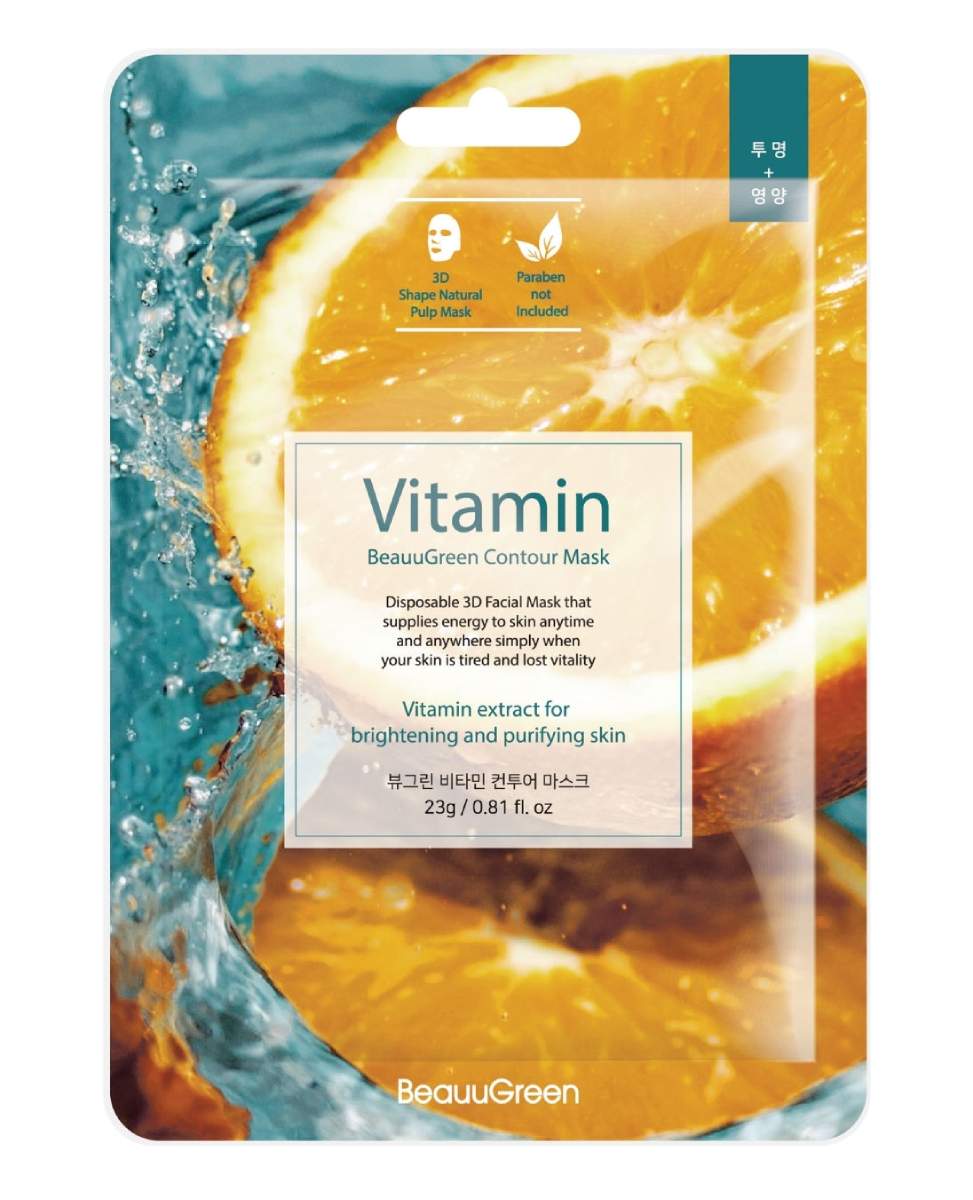 Beauugreen Contour Maska do twarzy z witaminami