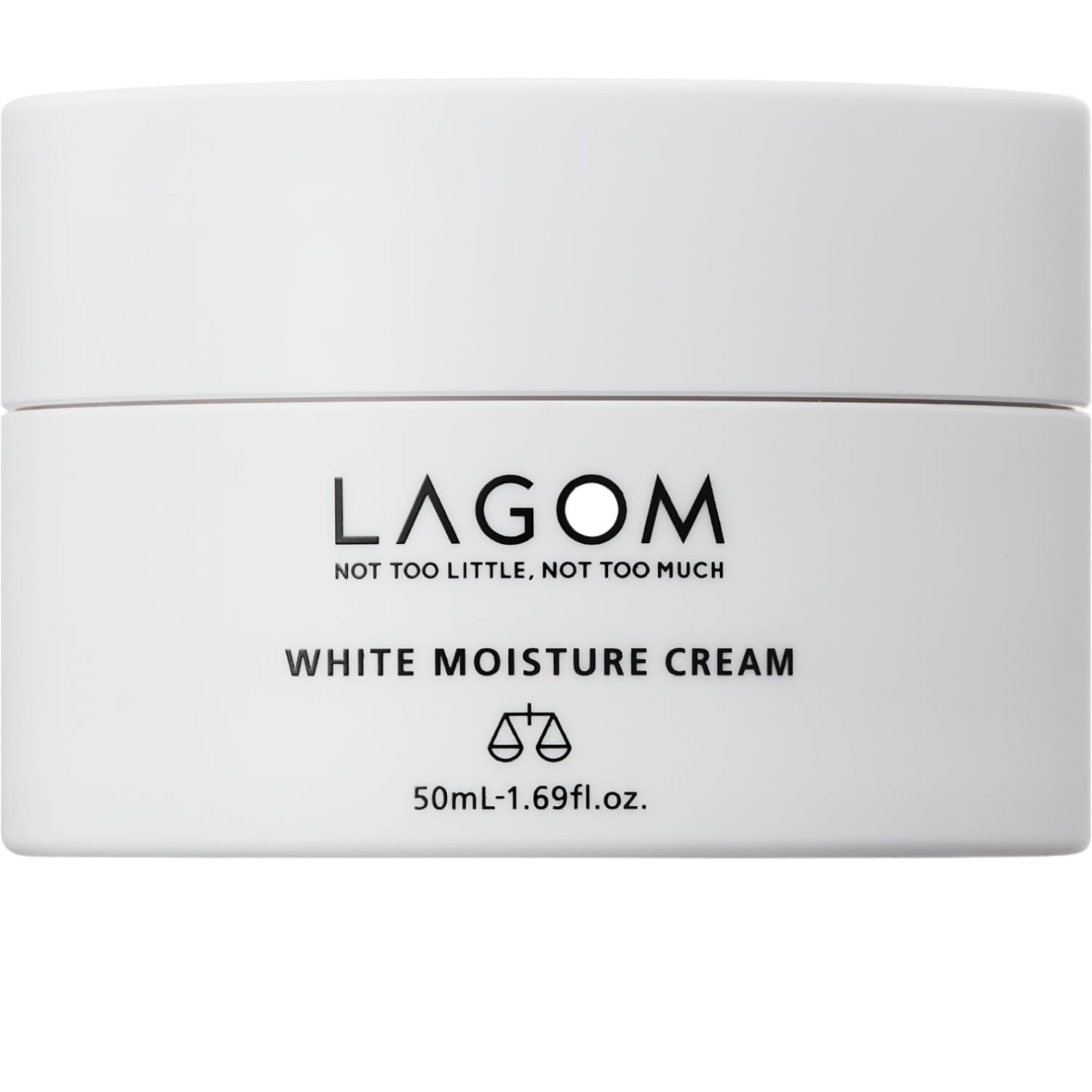 Lagom White Moisture Cream, Krem nawilżająco‑rozjaśniający do skóry matowej i nierównomiernej