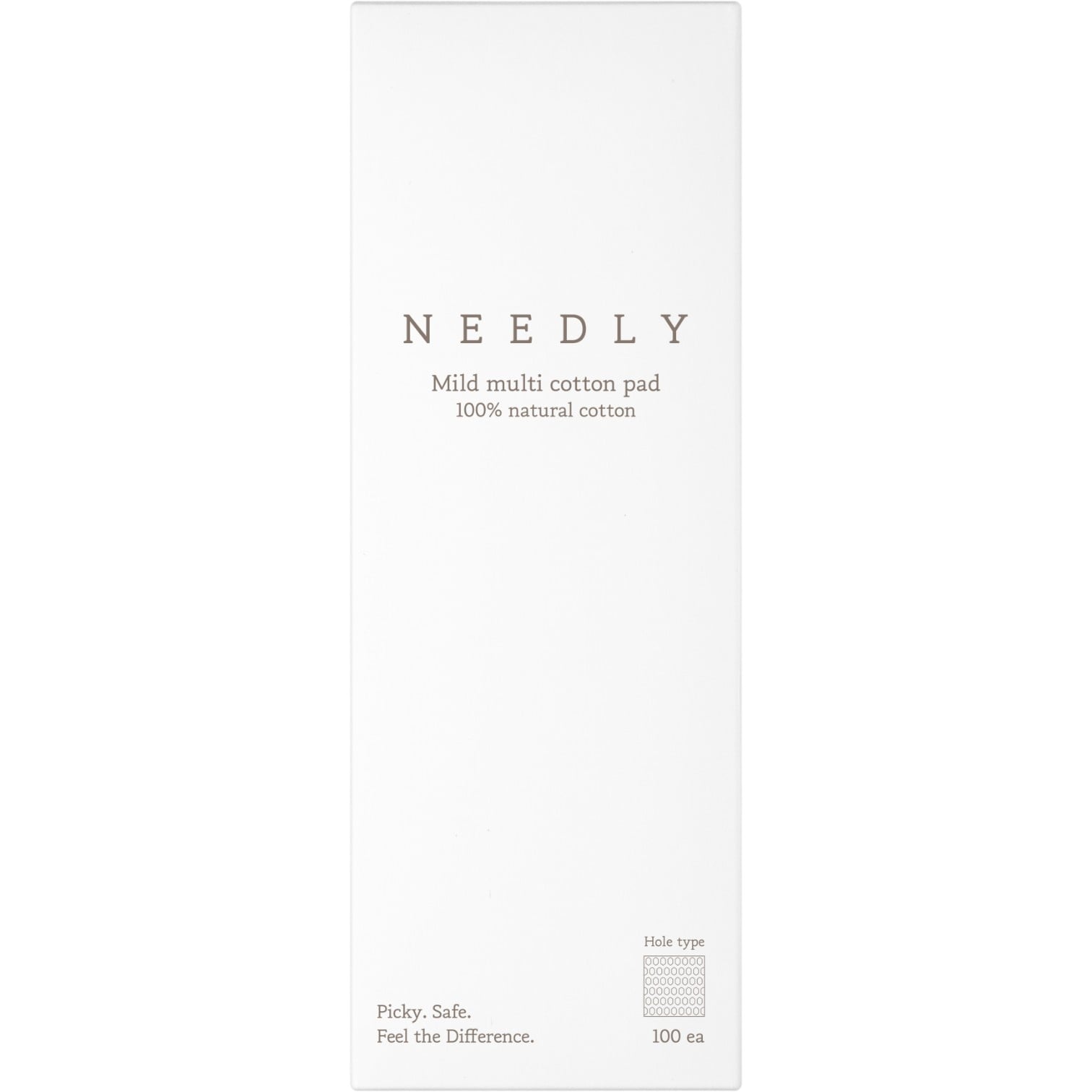 Needly Mild Multi Cotton Pad, Wielofunkcyjne płatki bawełniane do twarzy, 100szt