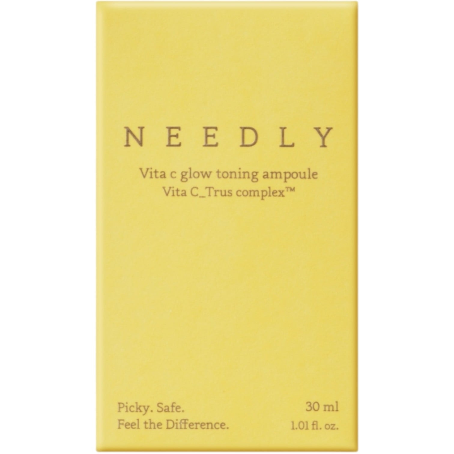 Needly Vita C Glow Toning, Ampułka rozjaśniająca przebarwienia do twarzy, 30 ml