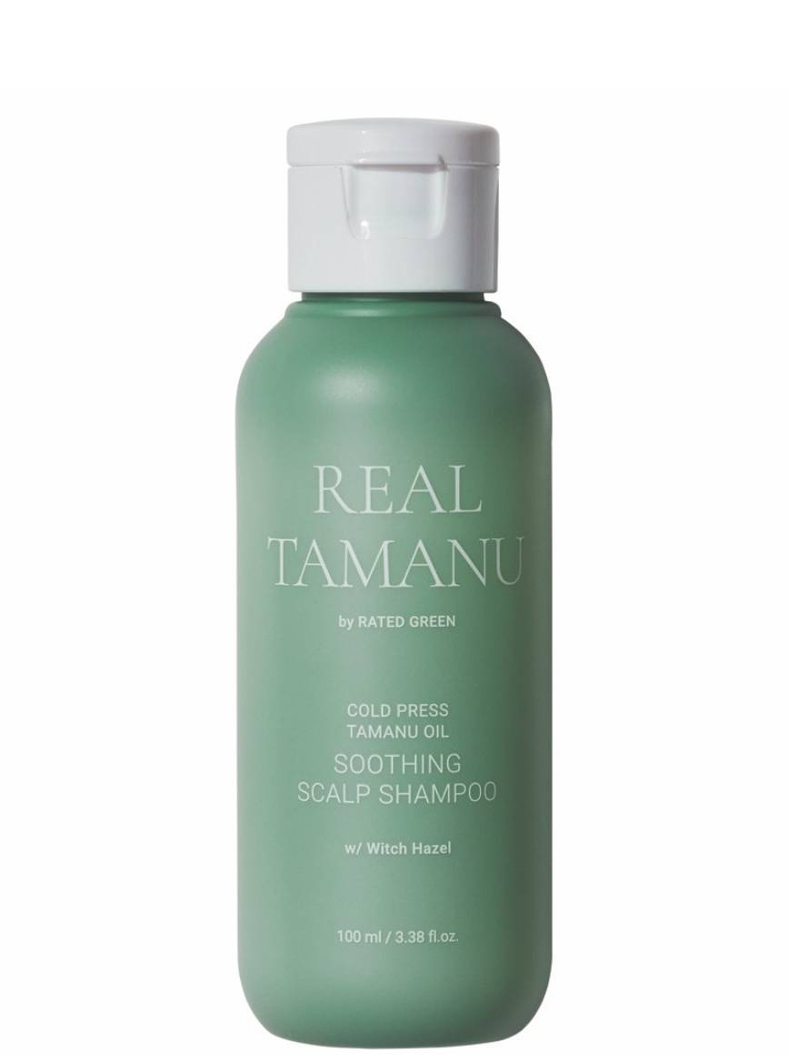 Rated Green Real Tamanu Szampon kojący skórę głowy z olejem tamanu, 100 ml 100 ml
