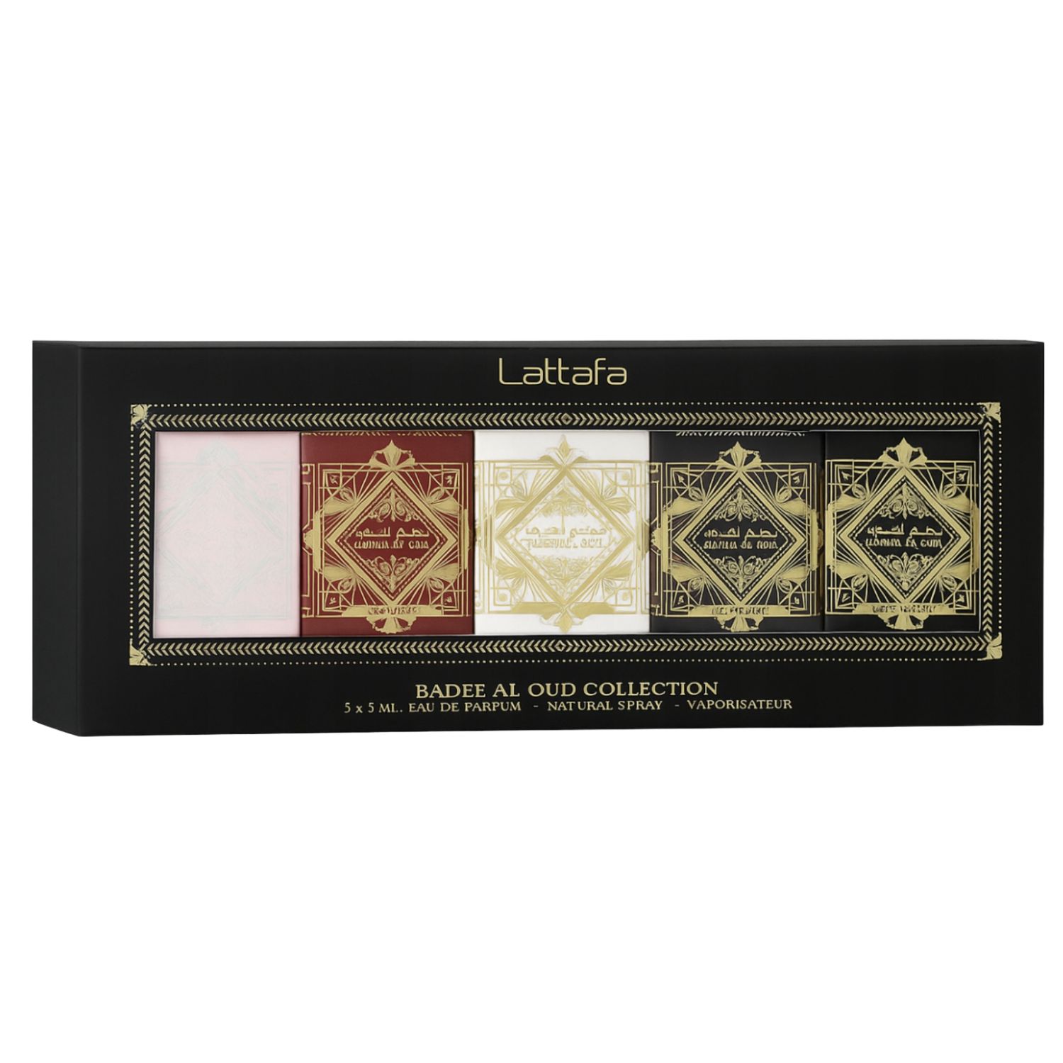 Lattafa Set di Miniature: Collezione Mini Badee Al Oud, 5x5ml