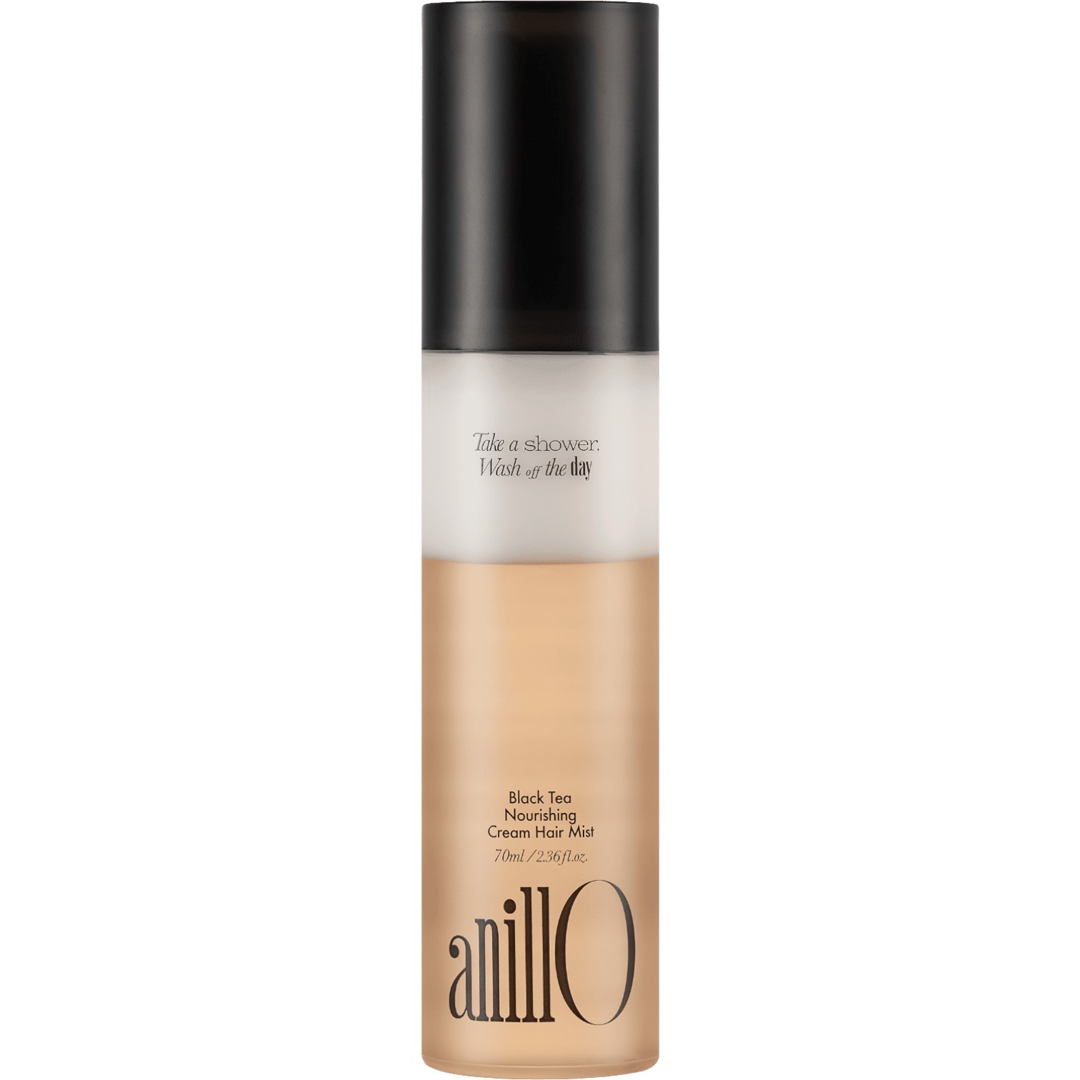 Anillo Black Tea Nourishing Cream Hair Mist, Lekka mgiełka odżywcza bez spłukiwania, 70 ml