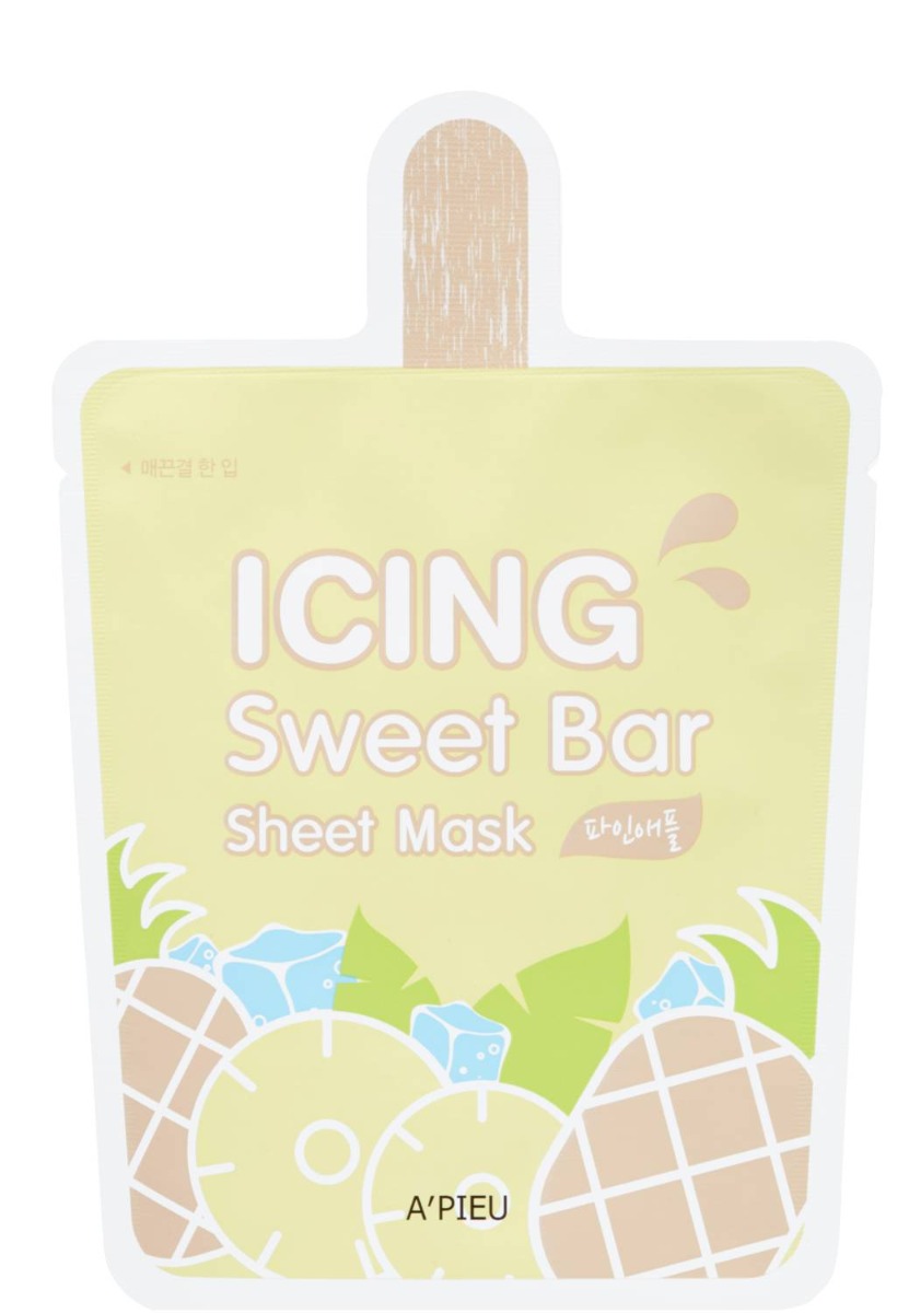 A'Pieu Icing Sweet Bar Maschera in Foglio, Pineapple 21 g 21 g
