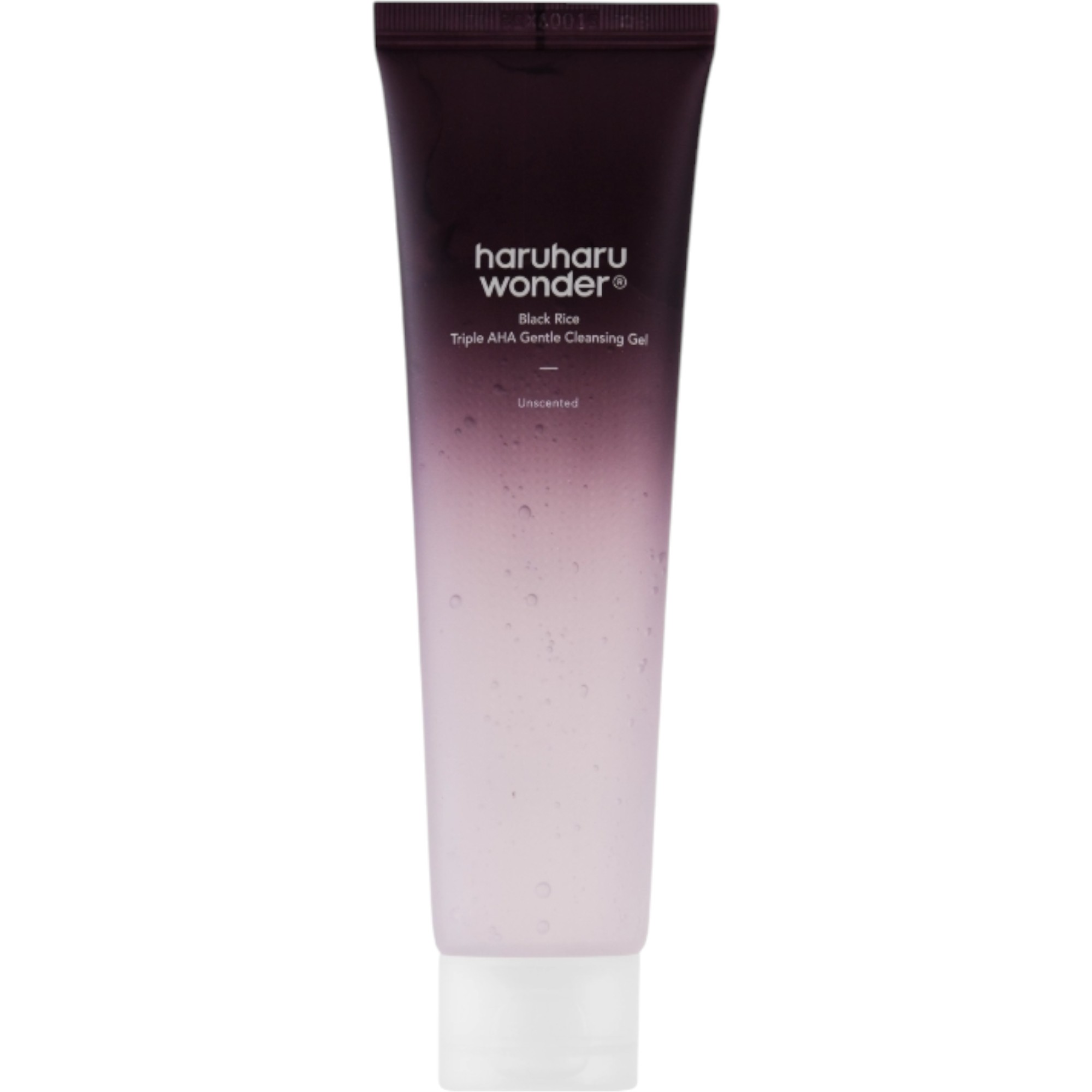 Haruharu Wonder Black Rise Cleansing Gel, Gel Esfoliante Detergente per il Viso con Acidi AHA