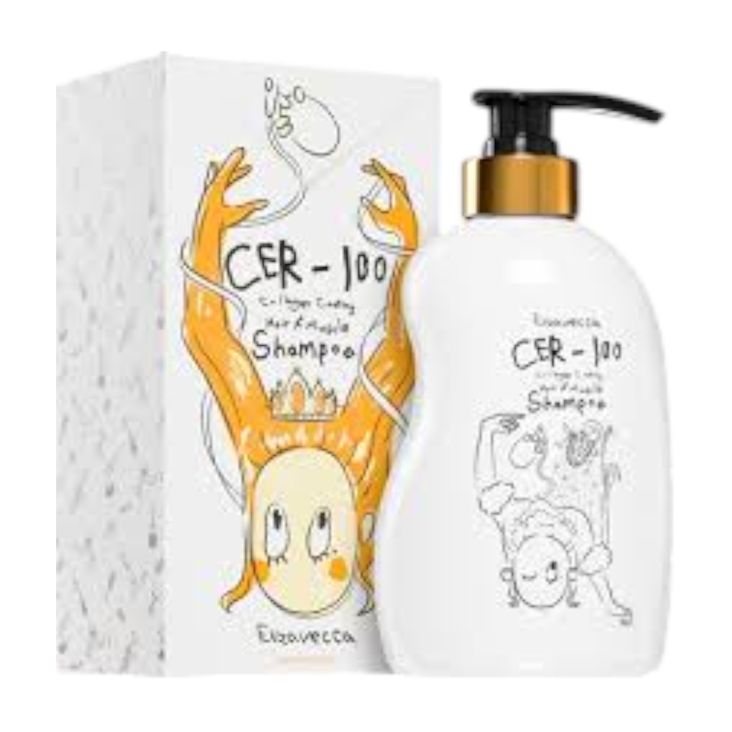 Elizavecca Cer-100 Shampoo Rinforzante al Collagene per Capelli