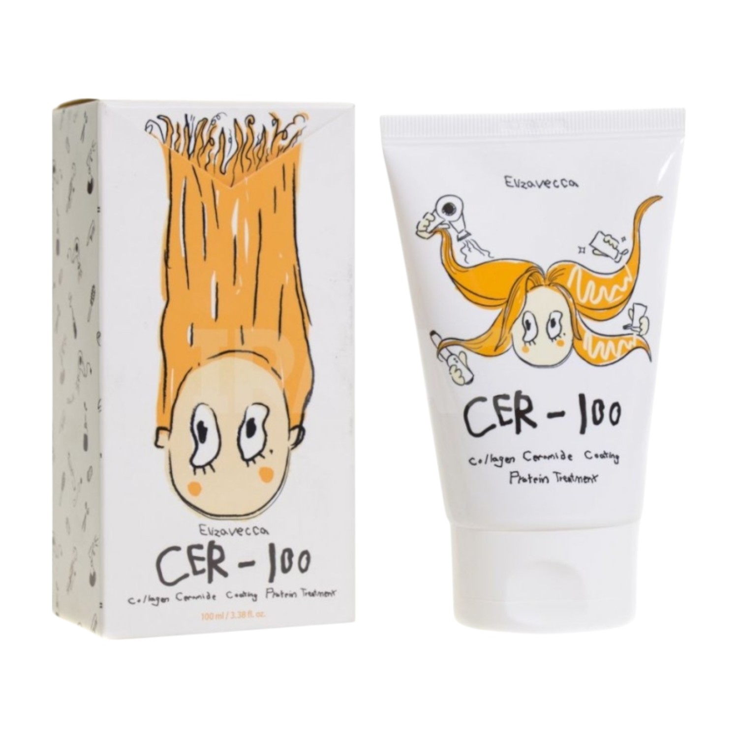 Elizavecca Cer-100 Trattamento Proteico Rivestente al Collagene e Ceramide