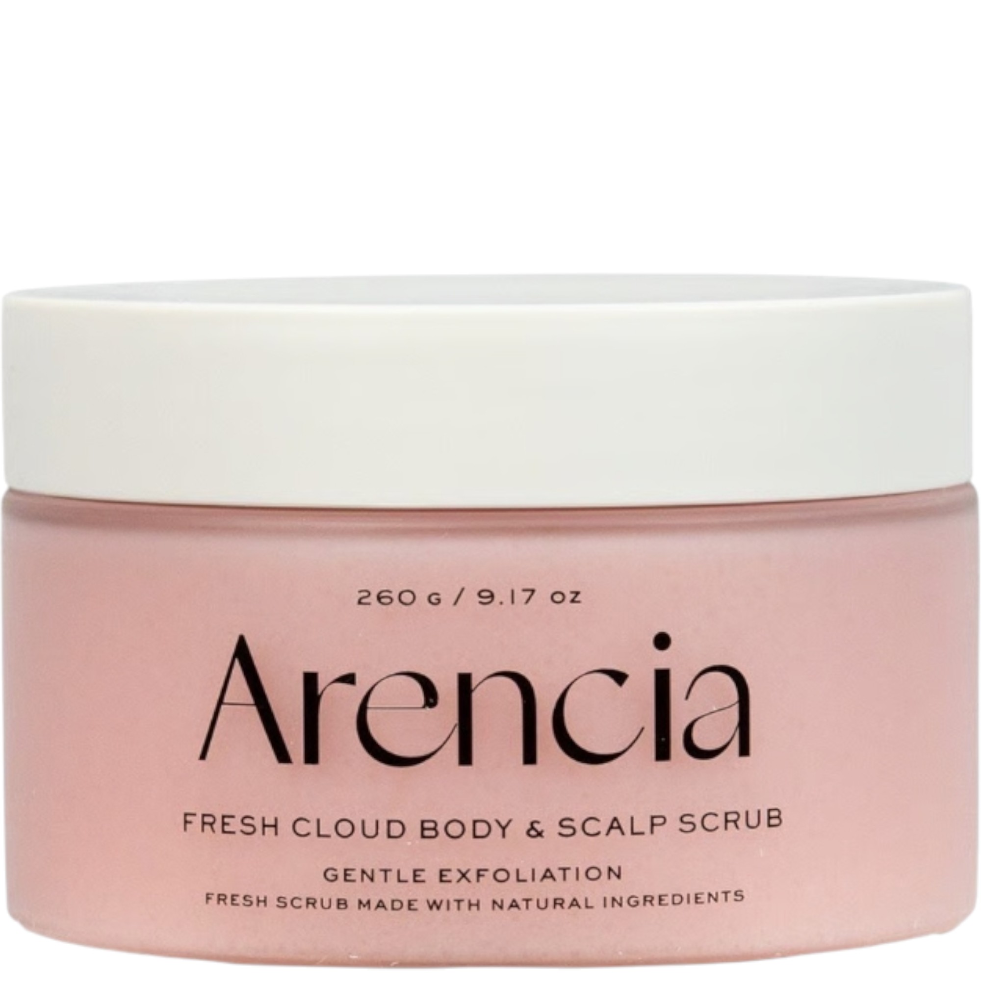 Arencia Fresh Cloud Scrub French, Peeling do ciała i skóry głowy, Lavender & Pear