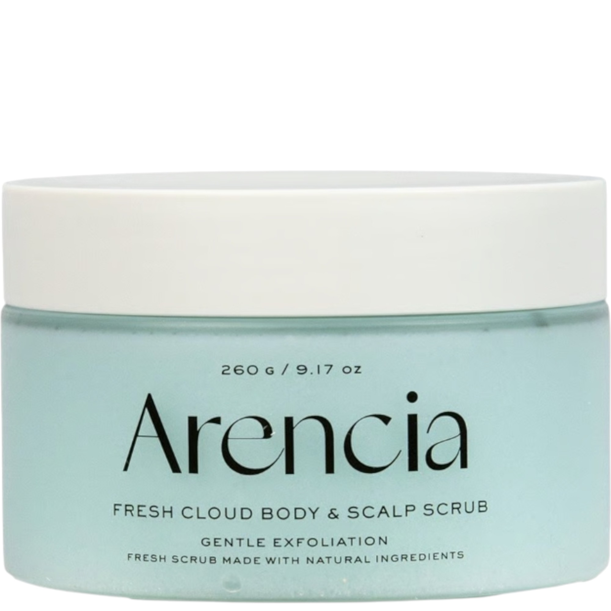 Arencia Fresh Cloud Scrub French, Peeling do ciała i skóry głowy, Mint & Lily