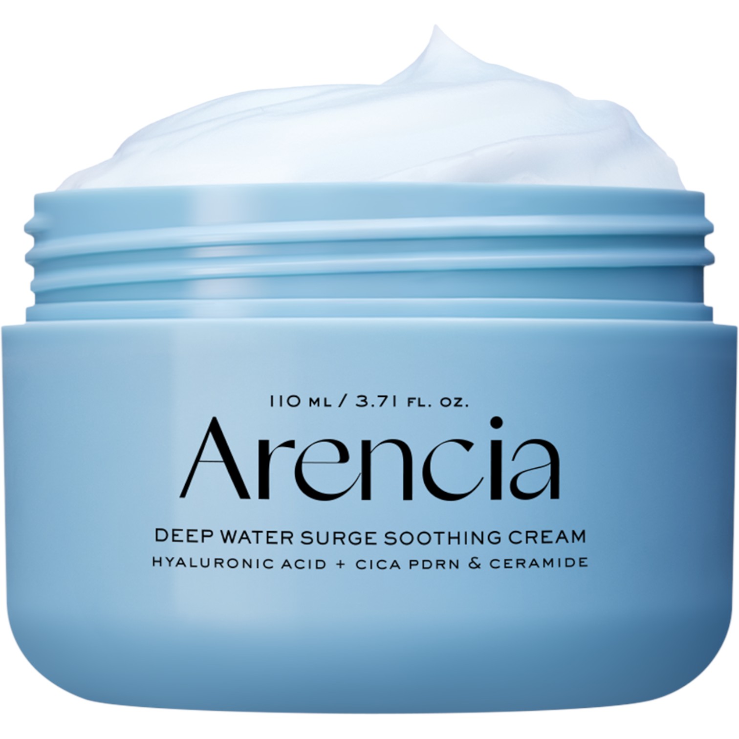 Arencia Deep Water Surge Soothing Cream, Intensywnie nawilżający krem kojący do twarzy, 110 ml
