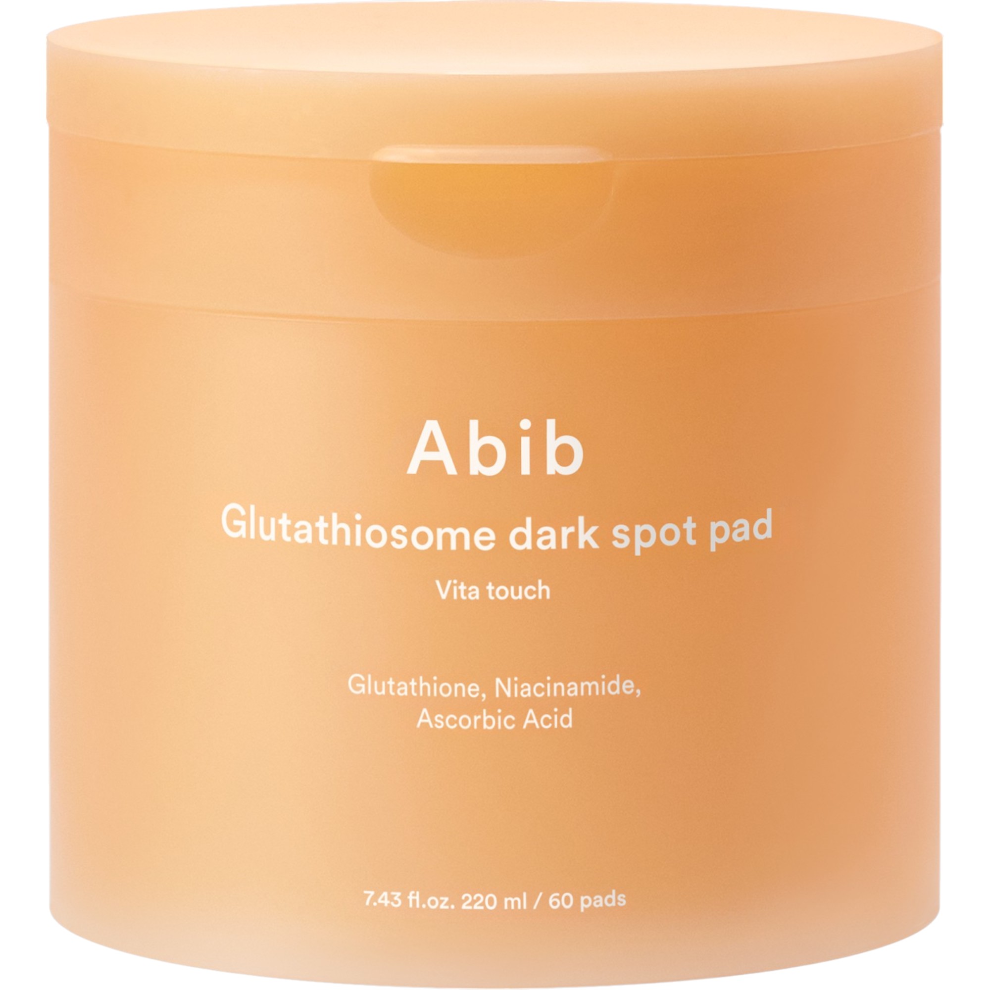 Abib Glutathiosome Dark Spot Pad Vita Touch, Dischetti Schiarenti per Macchie Scure sul Viso