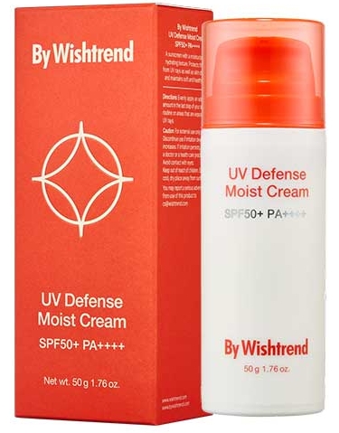 By Wishtrend UV Defense, Crema Idratante con Filtro Solare SPF50+ PA++++