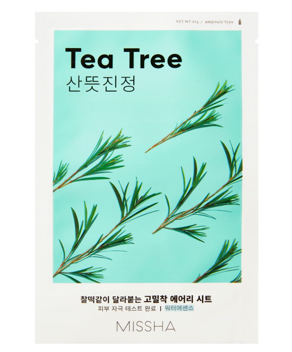 Missha Airy Fit Maska w płachcie, Tea Tree 