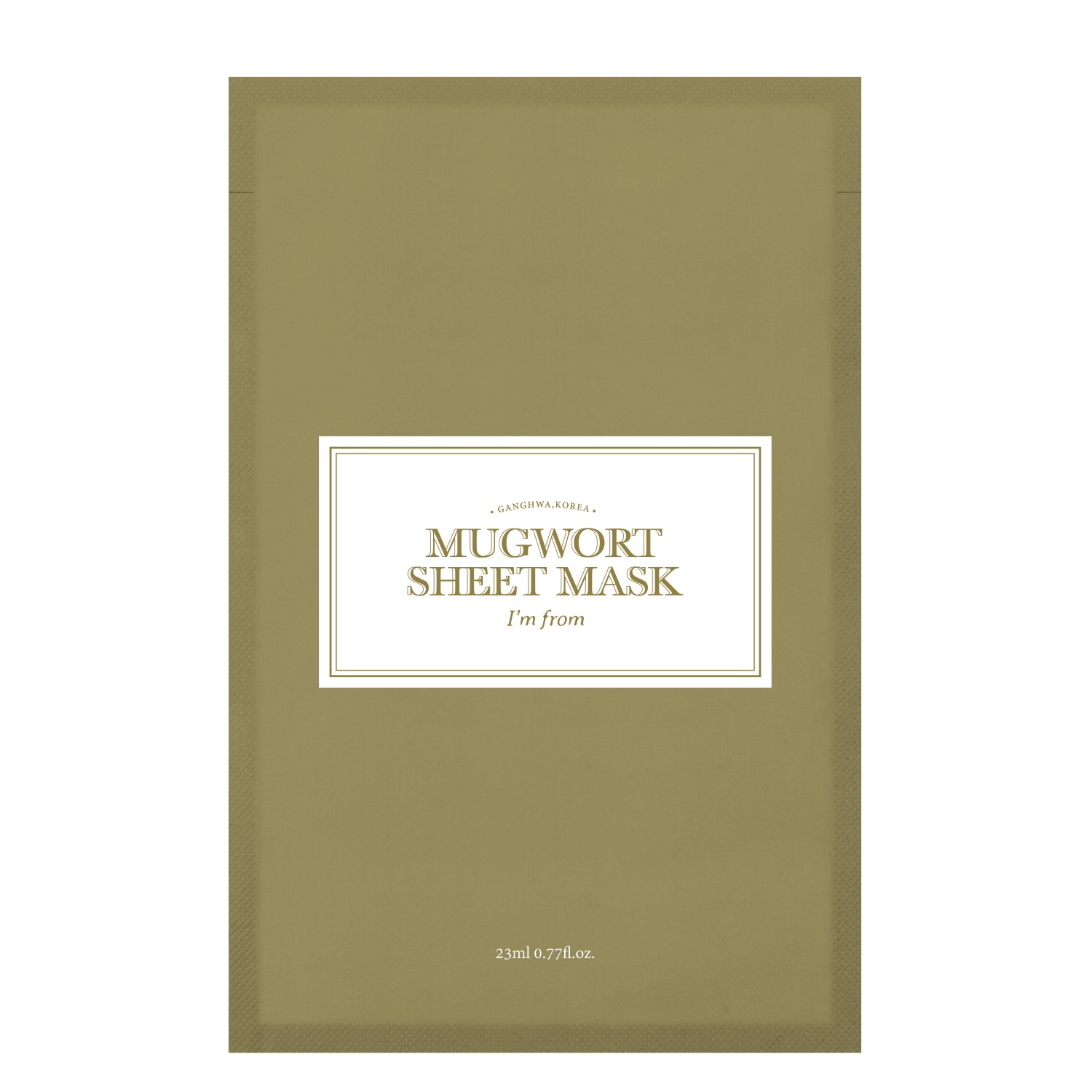 I'm From Mugwort Sheet Mask Maschera in tessuto per il viso 23 ml