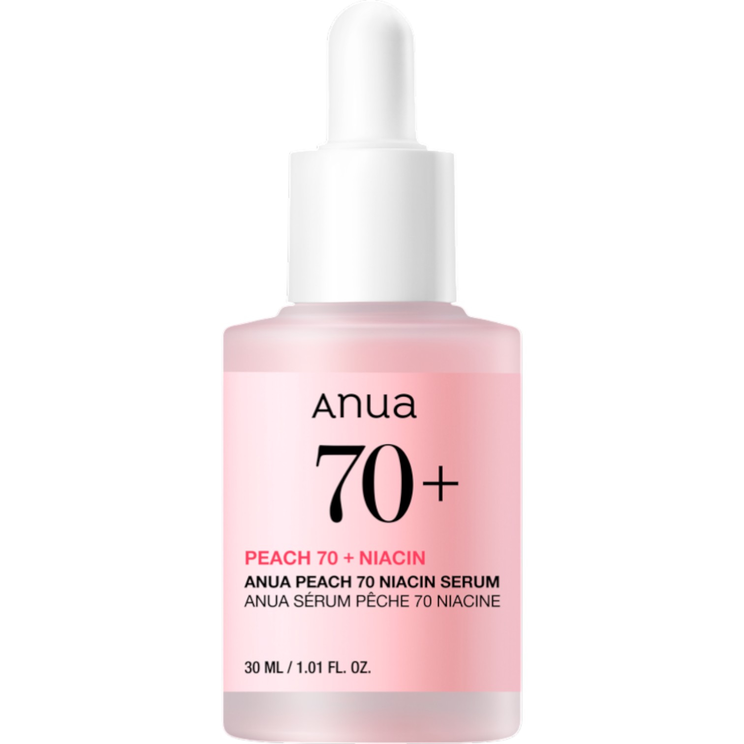 Anua Peach 70% Niacin, Rozjaśniające serum do twarzy