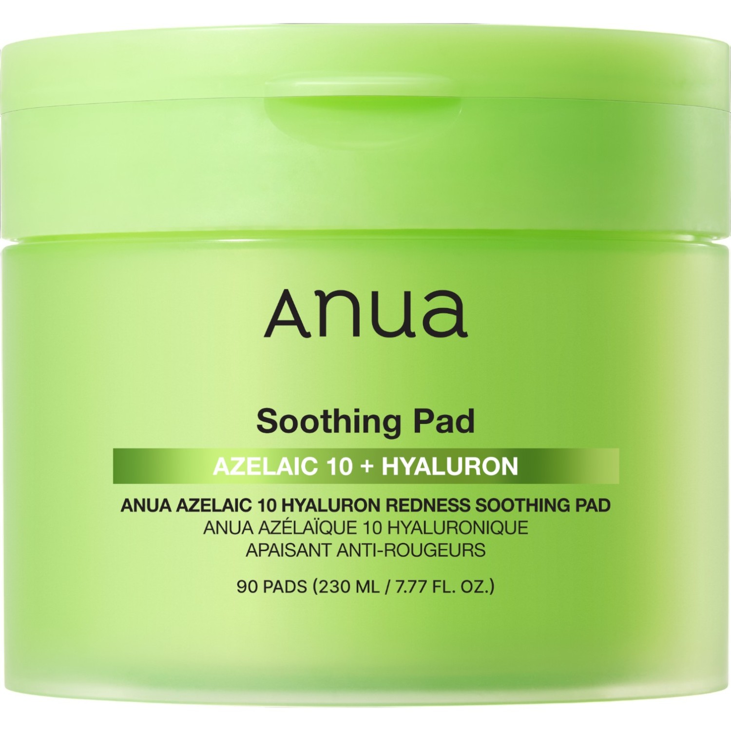 Anua Azelaic 10 Hyaluron Redness Soothing, Płatki tonizujące, 90szt