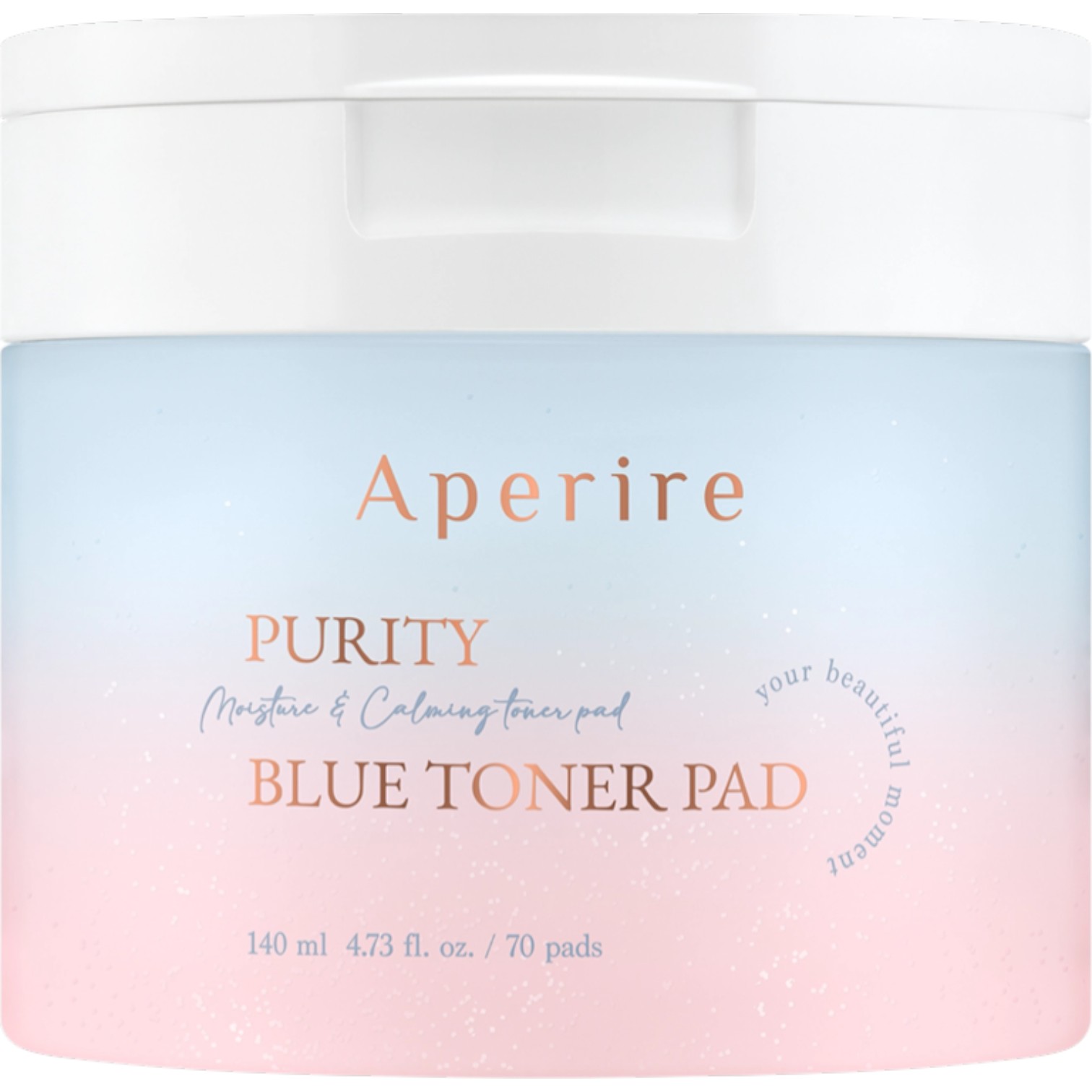 Aperire Purity Blue Toner Pad Nawilżająco-kojące płatki do twarzy