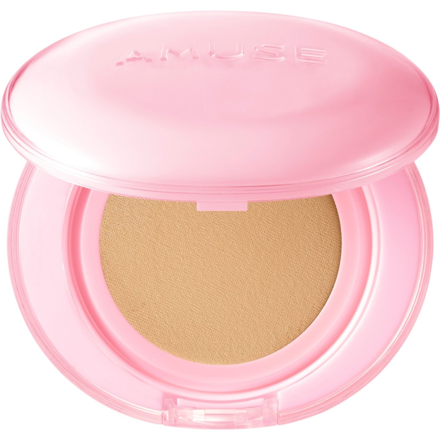 Amuse Dew Power Vegan Cushion, Podkład w gąbce, 03 Honey, SPF50+ PA+++ą