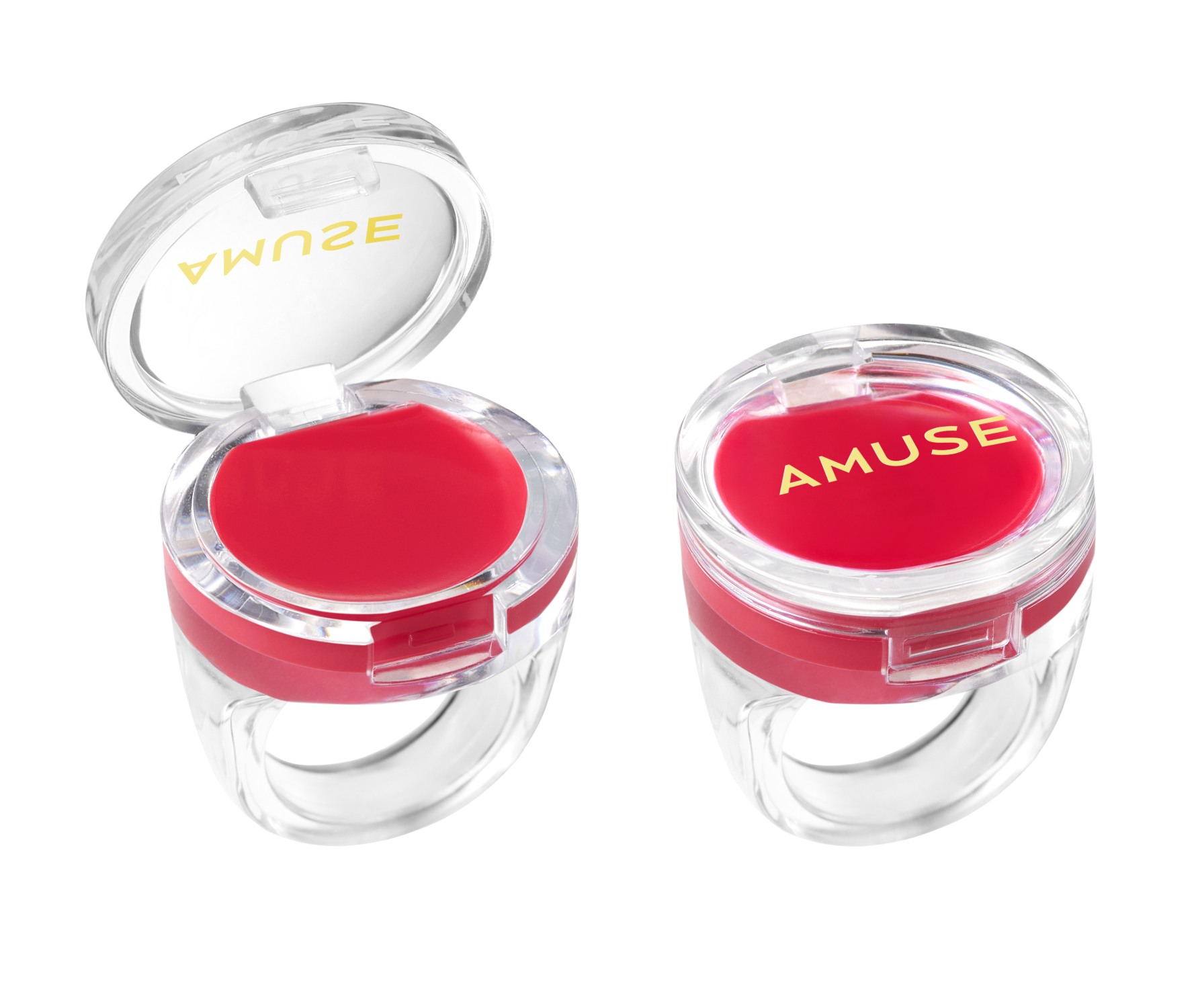 Amuse Ring Lip Balm, Balsam do ust, 02 Strawberry Jam Ring