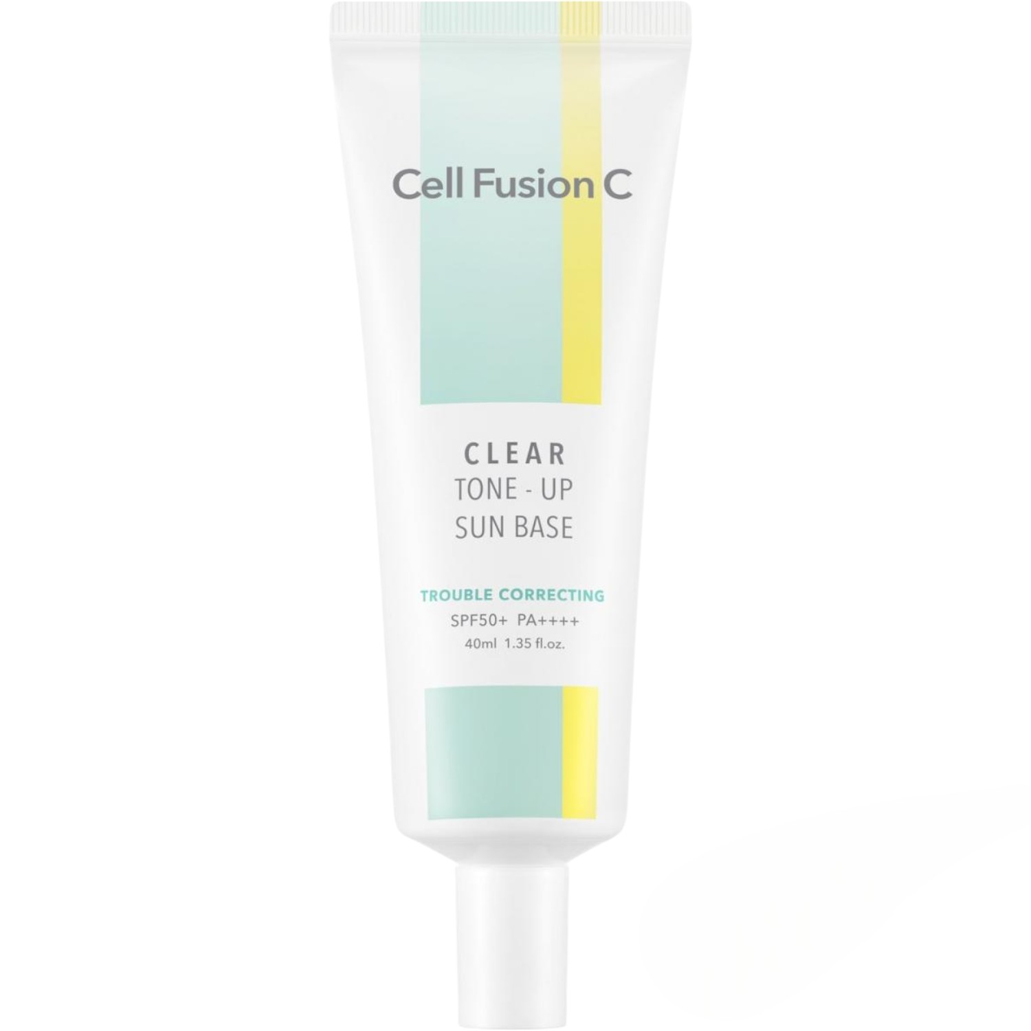Cell Fusion C Clear Sun Base, Base trucco con filtro solare, SPF50+/PA++++