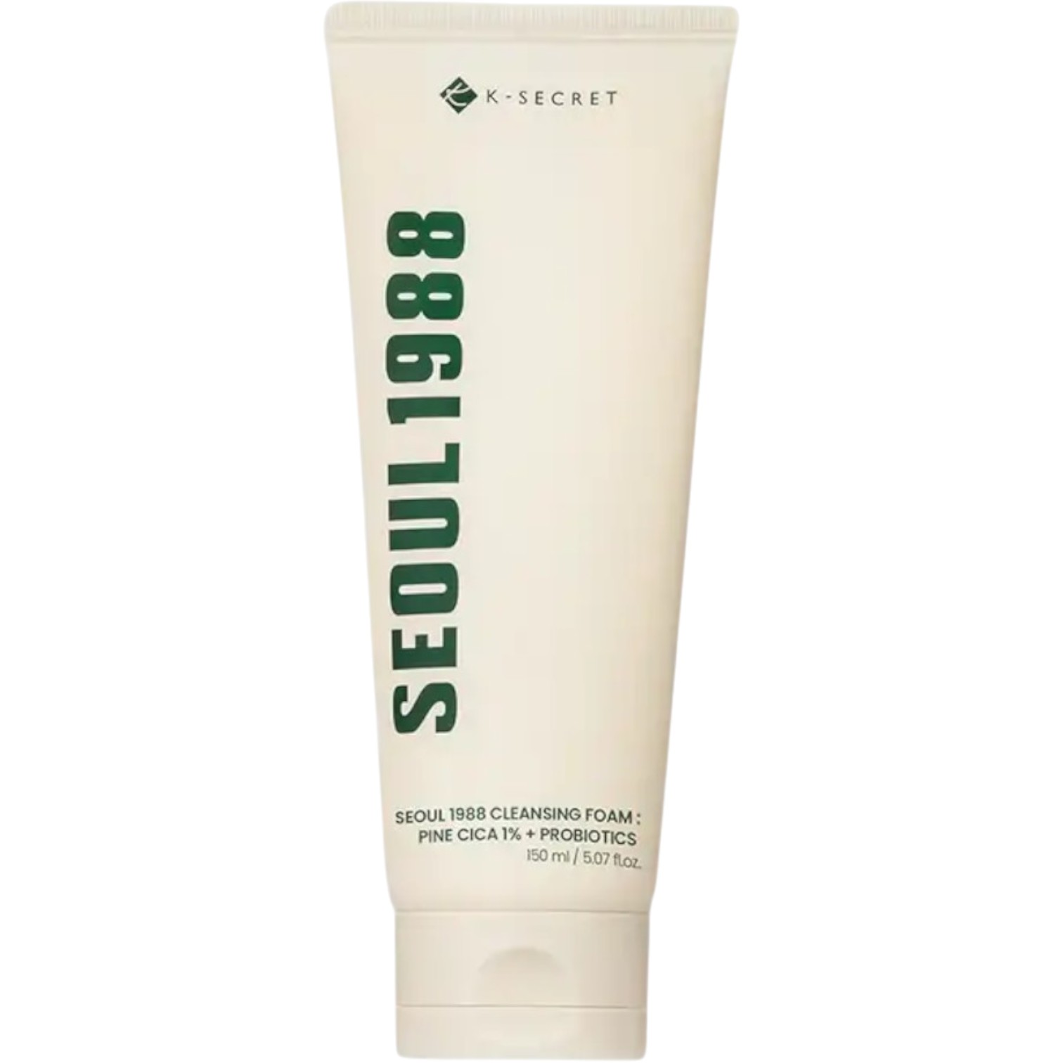 K-Secret Seoul 1988 Schiuma Detergente Pine Cica 1% + Probiotici, Schiuma detergente per il viso