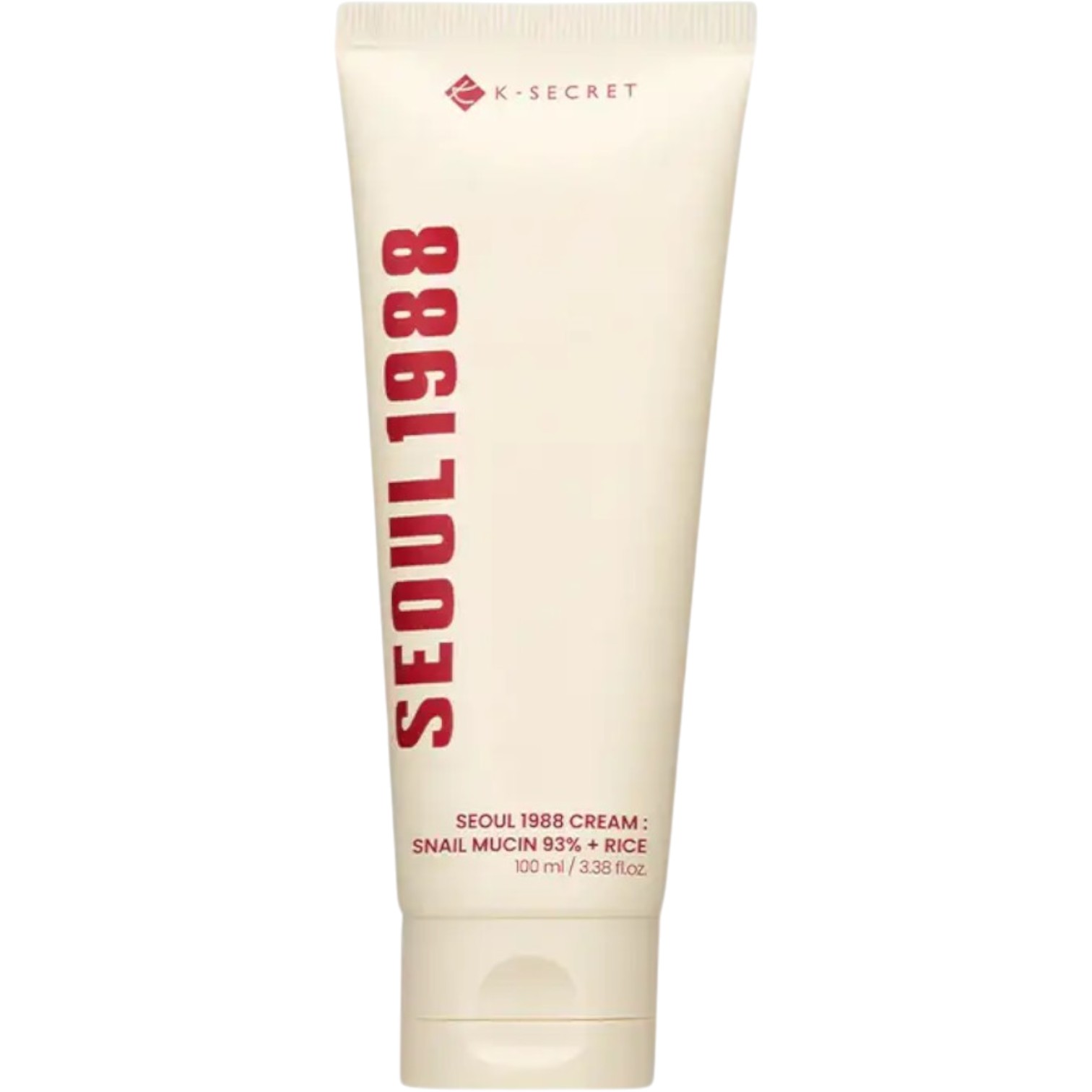 K-Secret Seoul 1988 Cream Snail Mucin 93% + Rice, Łagodzący krem do twarzy