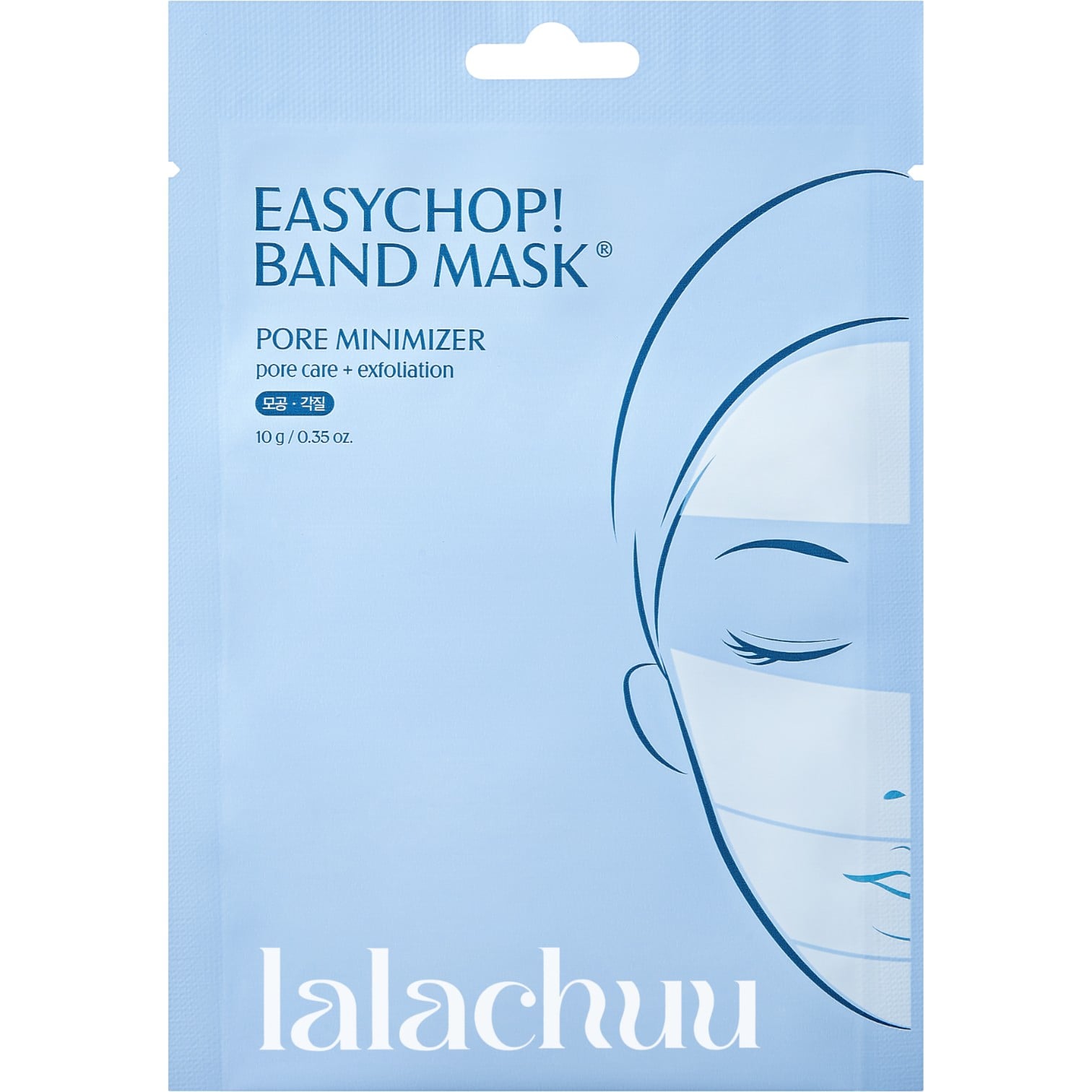 lalaChuu Maski z bandażem Pore Minimizer, 4szt