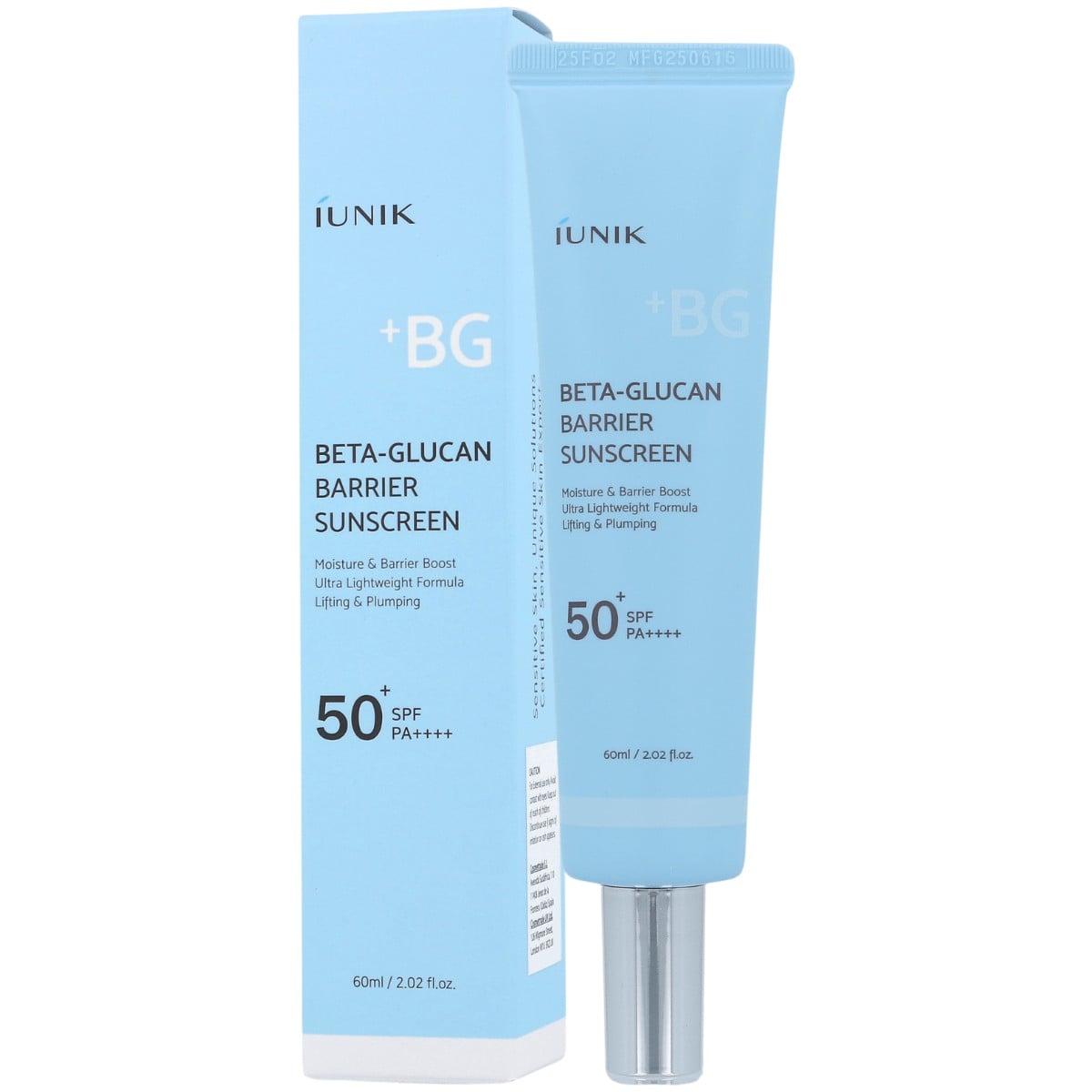 iUNIK Beta Glucan Barrier Sunscreen, Krem przecisłoneczny do twarzy, SPF50+ PA++++