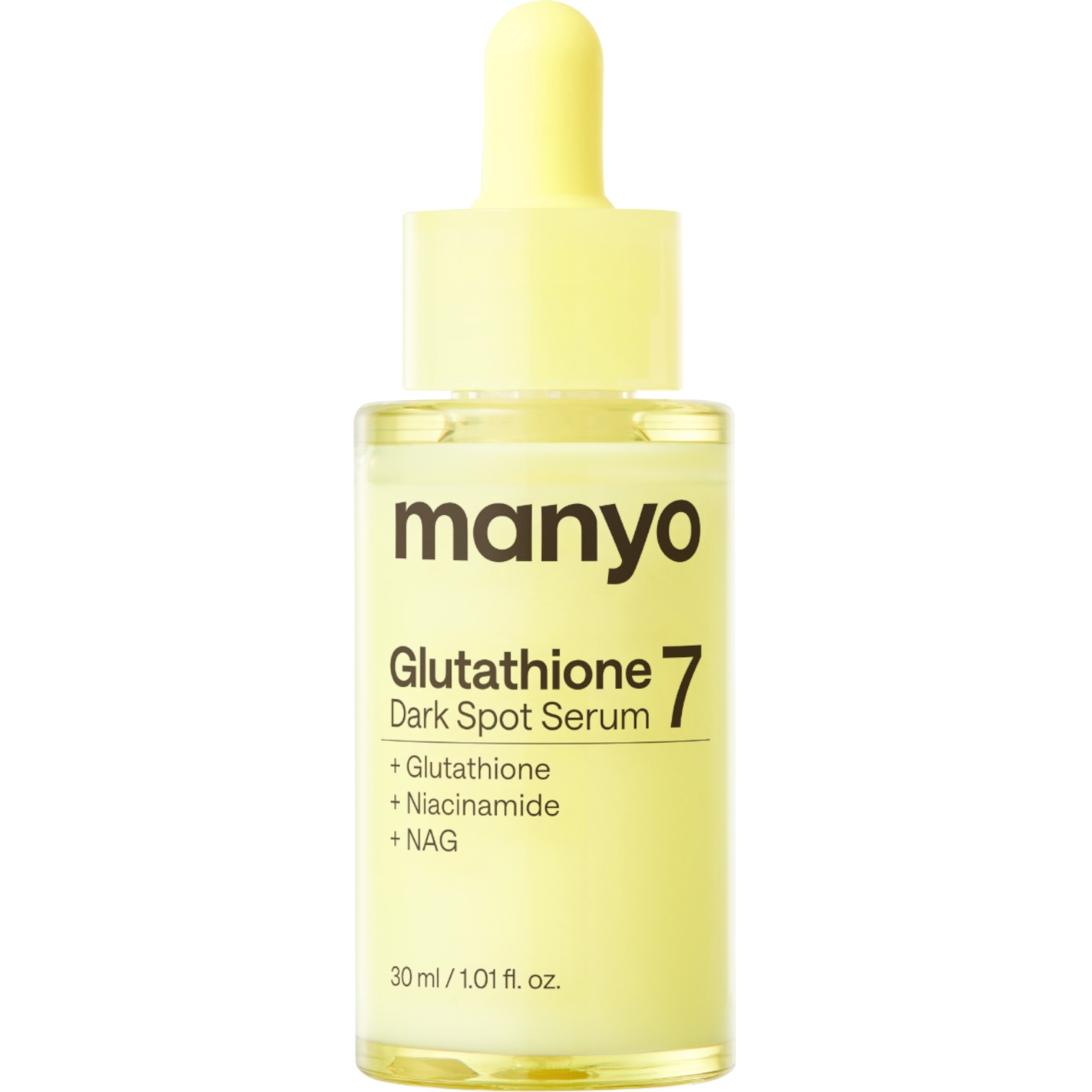 Ma:nyo Glutathione 7 Dark Spot Serum, Rozświetlające serum z wysokim stężeniem glutationu, 30 ml