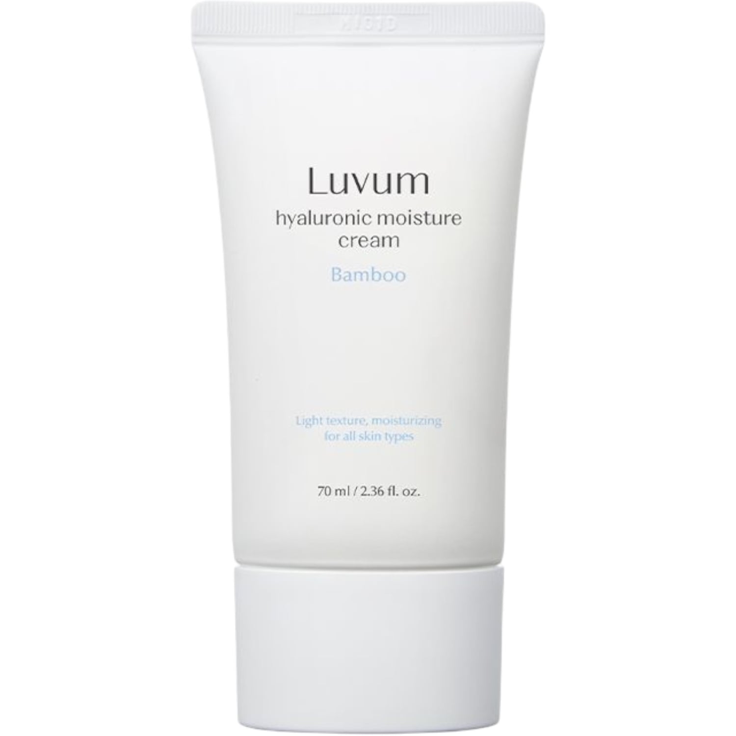 Luvum Bamboo Hyaluronic Moisture Cream, Lekki krem nawilżający do twarzy