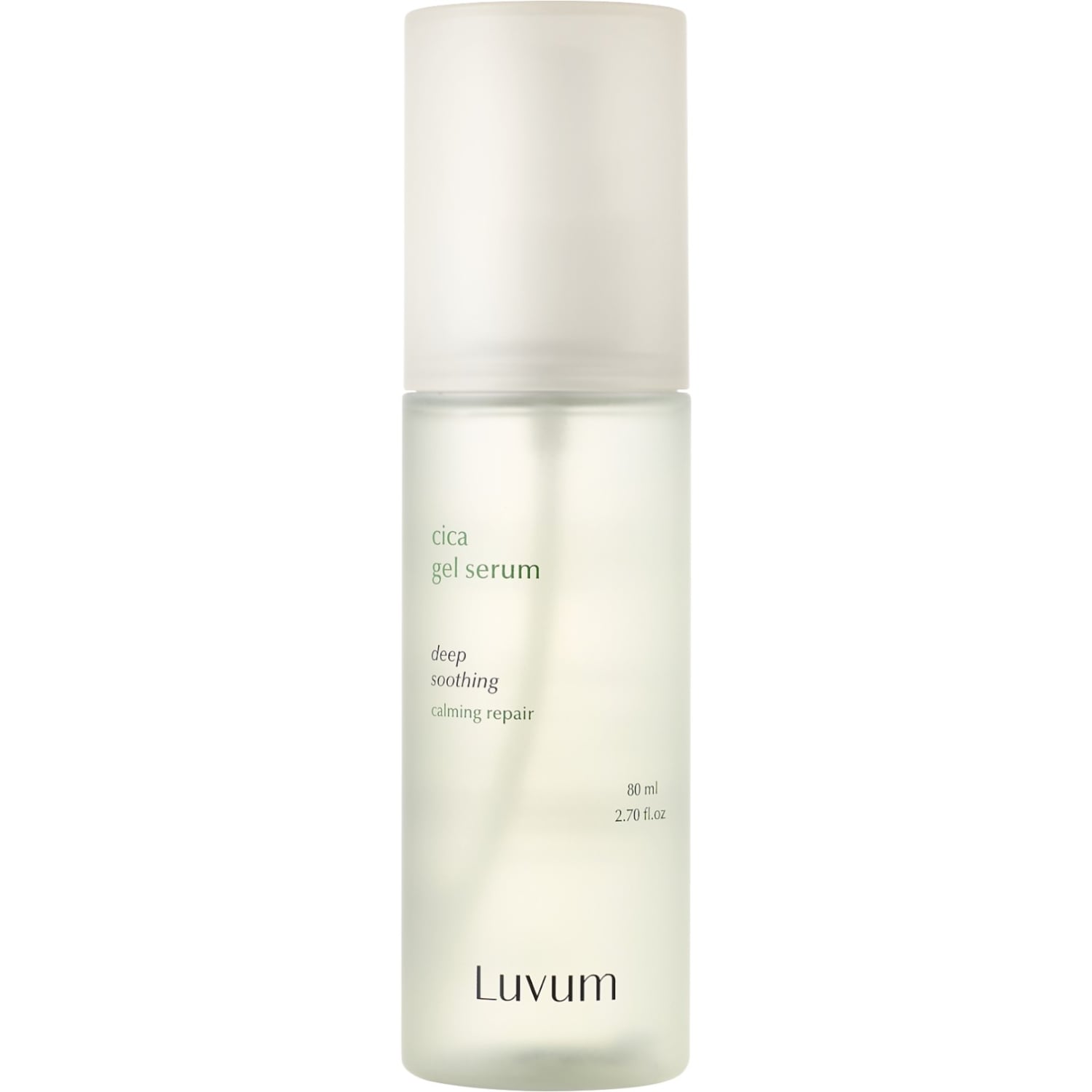 Luvum Calming Repair Cica Gel Serum, Kojące serum do twarzy w formie żelu