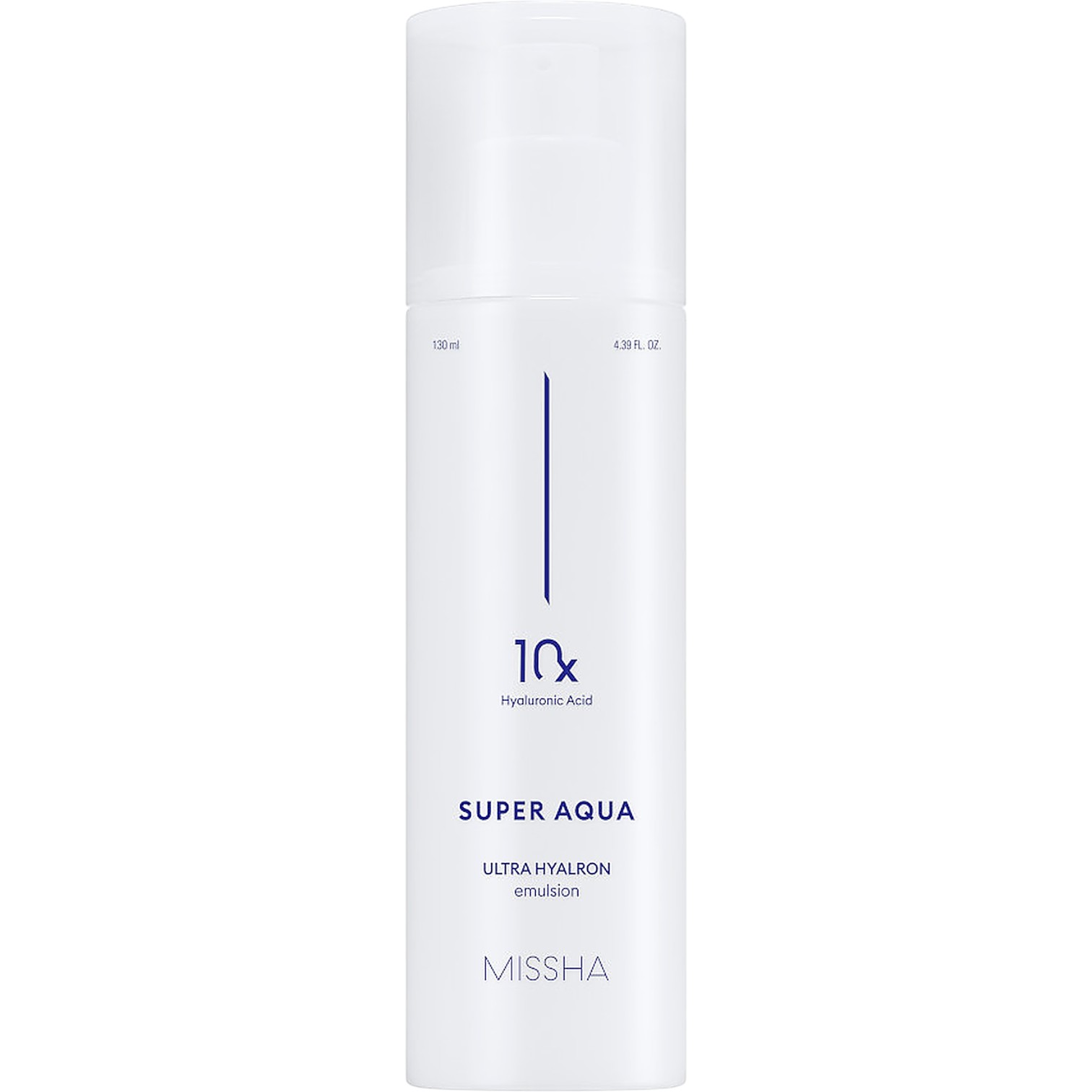 Missha Super Aqua Ultra Hyalron Emulsion, Lekka emulsja nawilżająca do twarzy, 130 ml