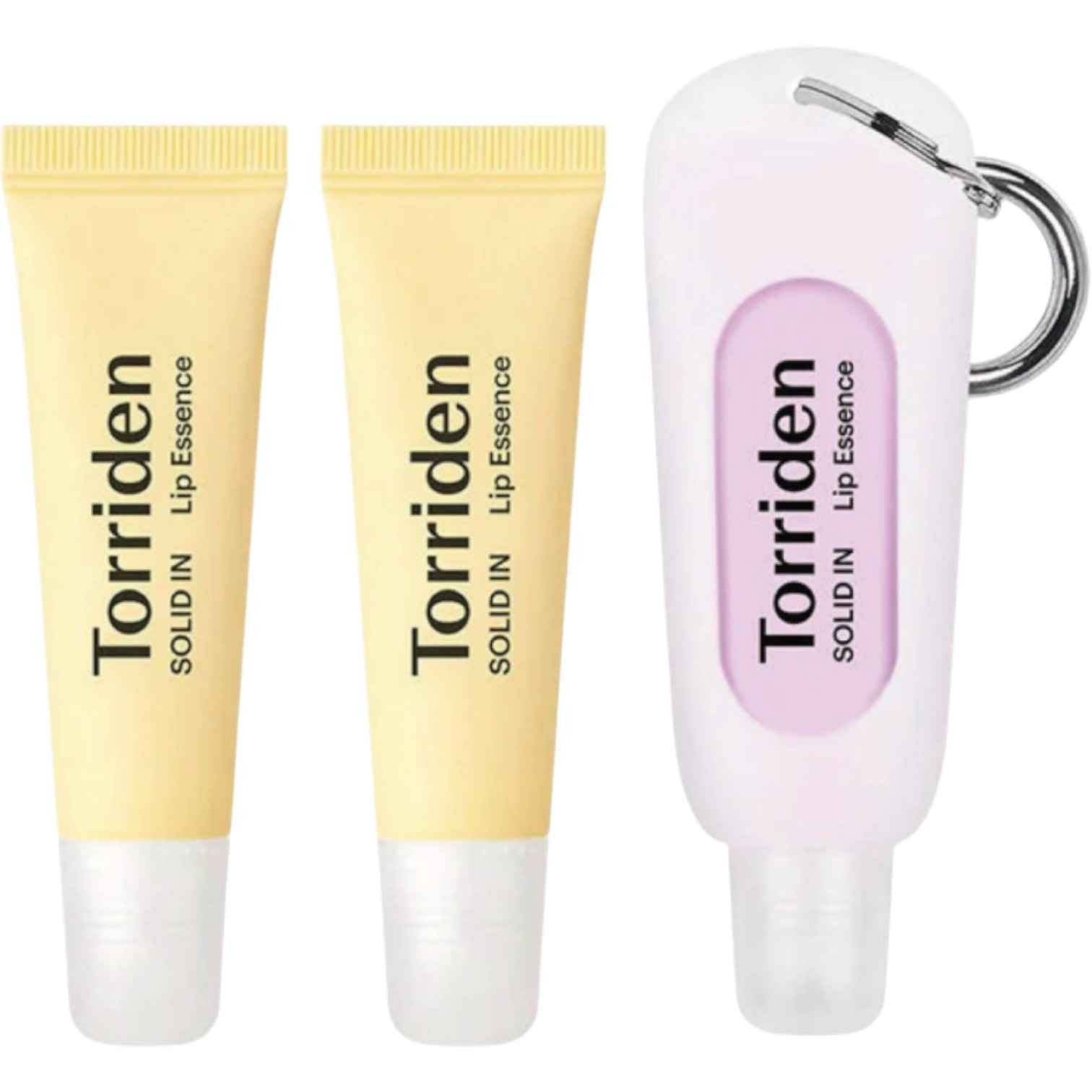 Torriden Solid In Lip Essence Triple Set With Key Ring, Zestaw trzech intensywnie regenerujących esencji do ust