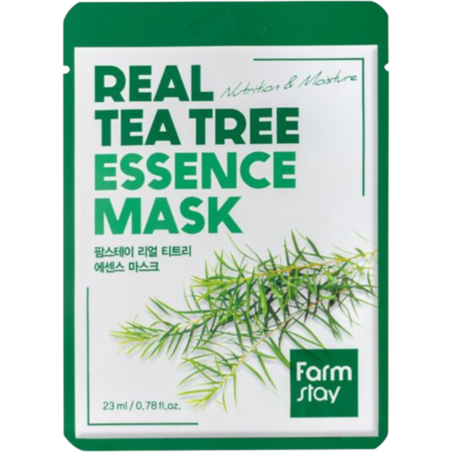 Farmstay Real Maska w płachcie do twarzy z ekstraktem z drzewa herbacianego