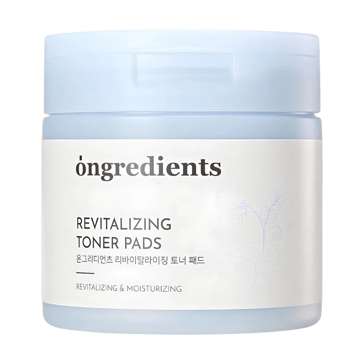 Ongredients Revitalizing Toner Pads Tonizujące płatki do twarzy, 60 szt.
