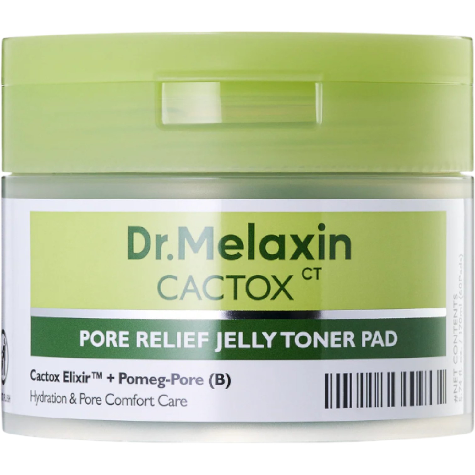 Dr.Melaxin Cactox Pore Relief Jelly Toner Pad, Płatki tonizujące do twarzy, 60szt