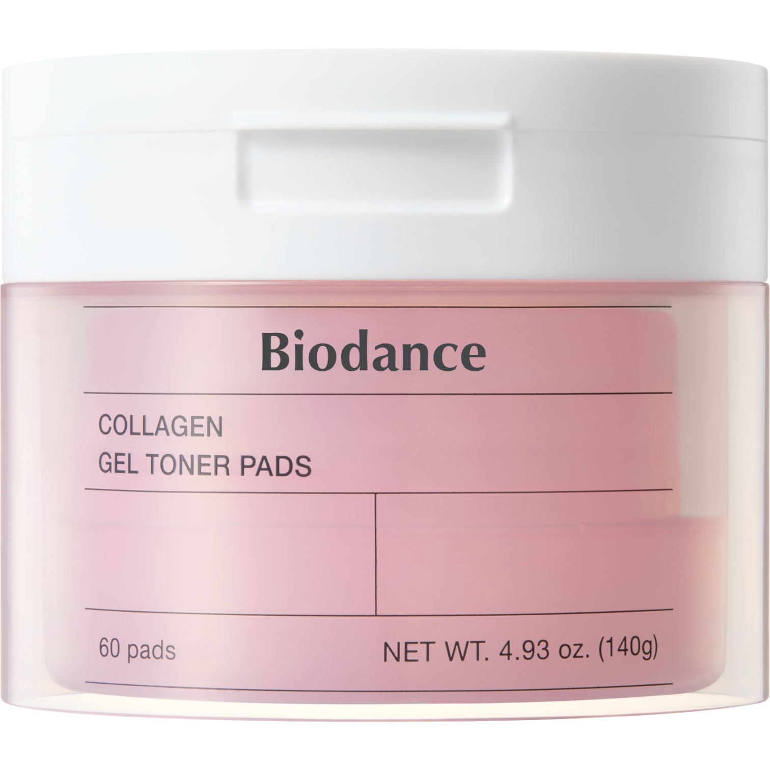 Biodance Collagen Gel Toner Pads, Żelowe kolagenowe Płatki Nawilżające do Twarzy, 60szt